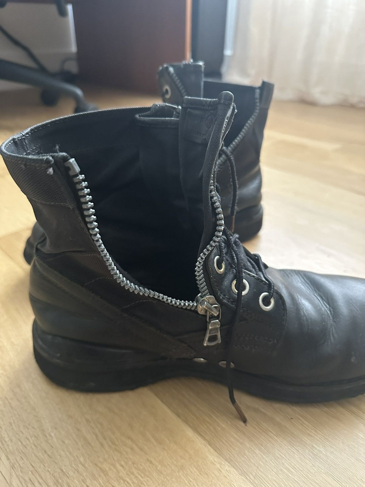 Visvim Visvim 7 Hole ‘73 Folk Boots Black 10.5 Size US 10.5 / EU 43-44 - 3 Thumbnail