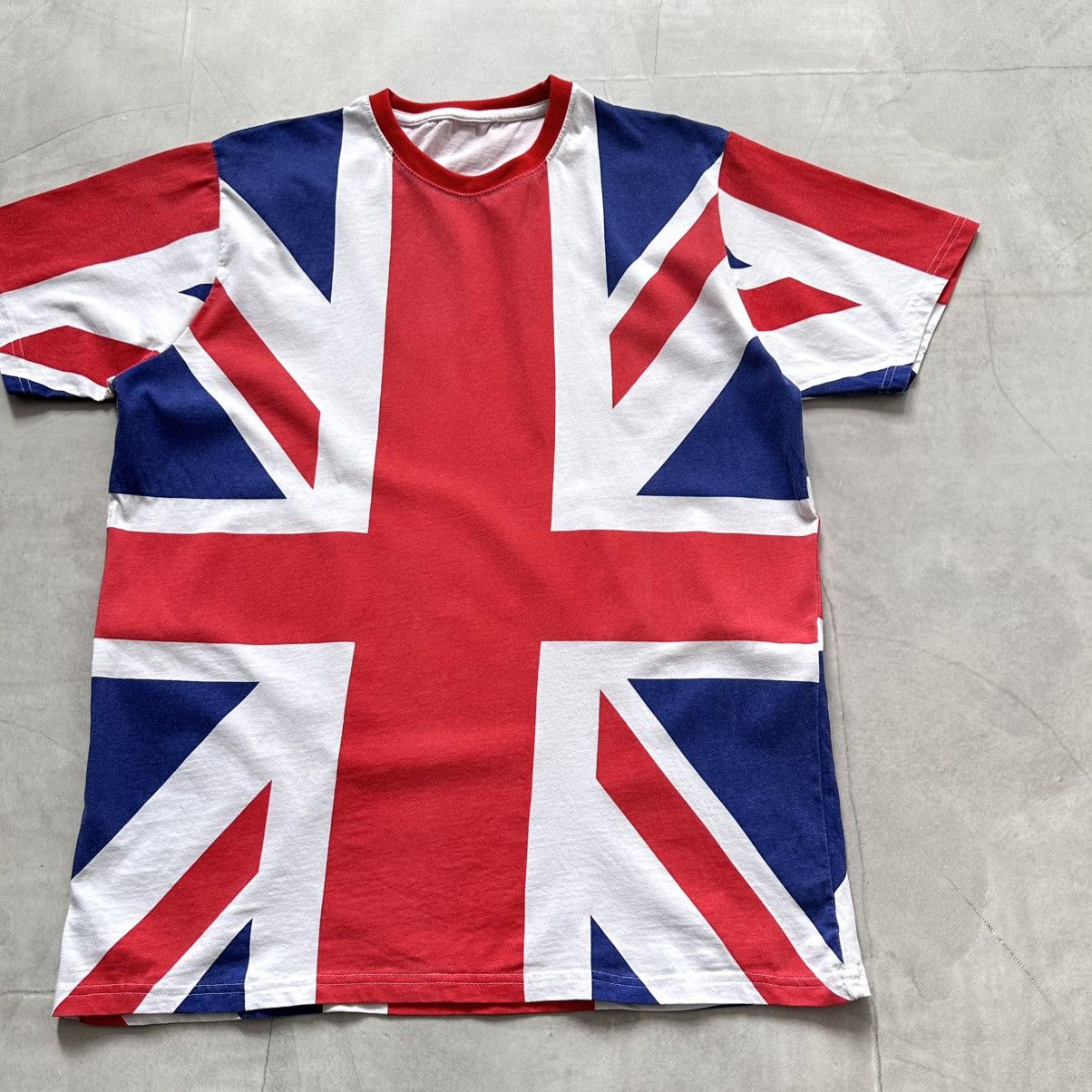 Hysteric Glamour × Undercover 00s British London Flag Chrome Style All Over Print T Shirt Size US XL / EU 56 / 4 - 2 Thumbnail