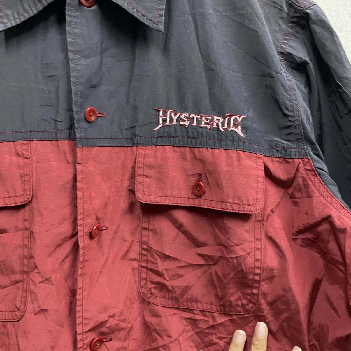 Hysteric Glamour VINTAGE‼️Hysteric Glamour 1999 Metallica Font Shirt Button Size US L / EU 52-54 / 3 - 5 Thumbnail