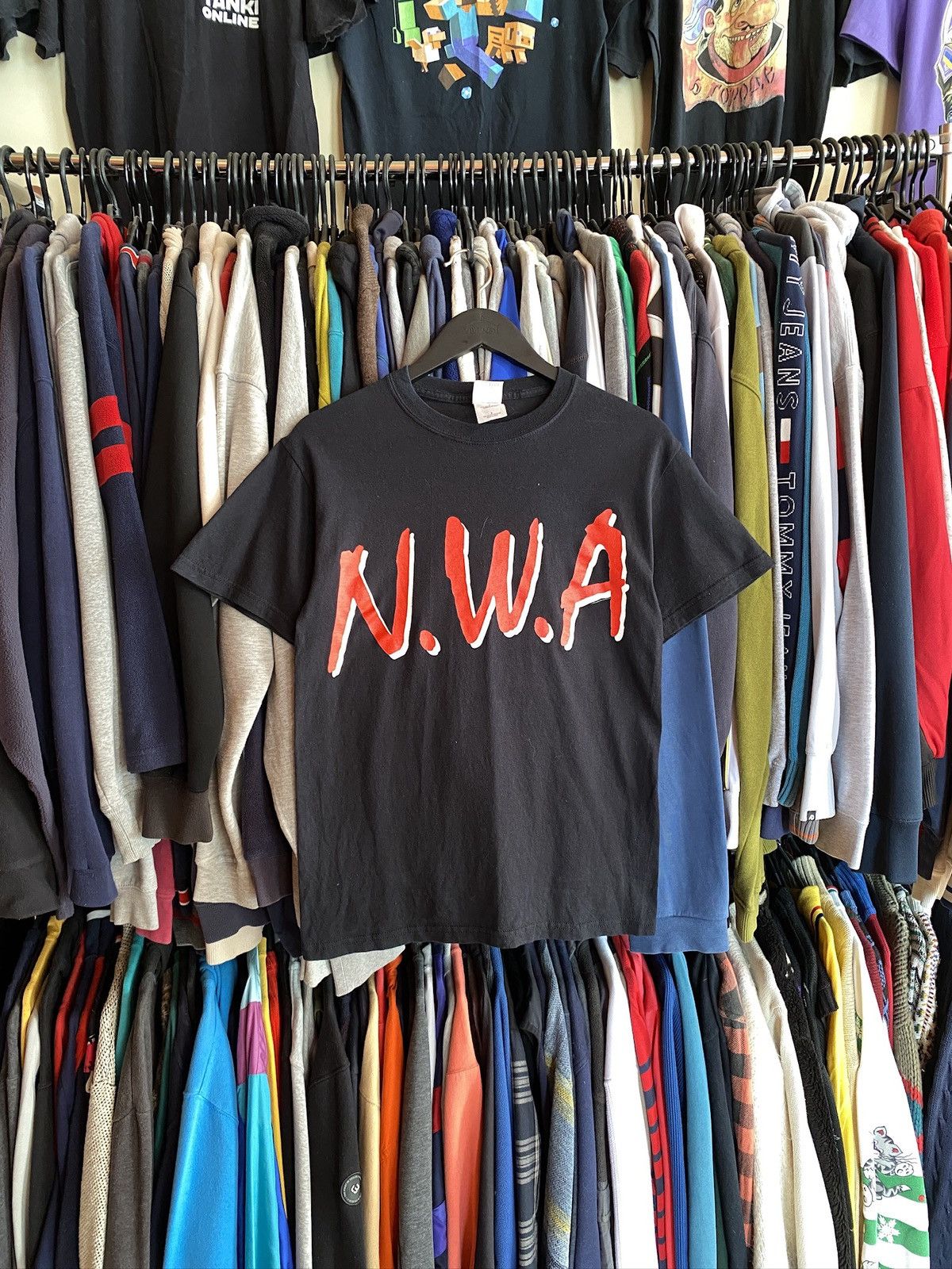 Band Tees VINTAGE N.W.A STRAIGHT OUTTA COMPTON RAP T-SHIRT Size US S / EU 44-46 / 1 - 1 Thumbnail