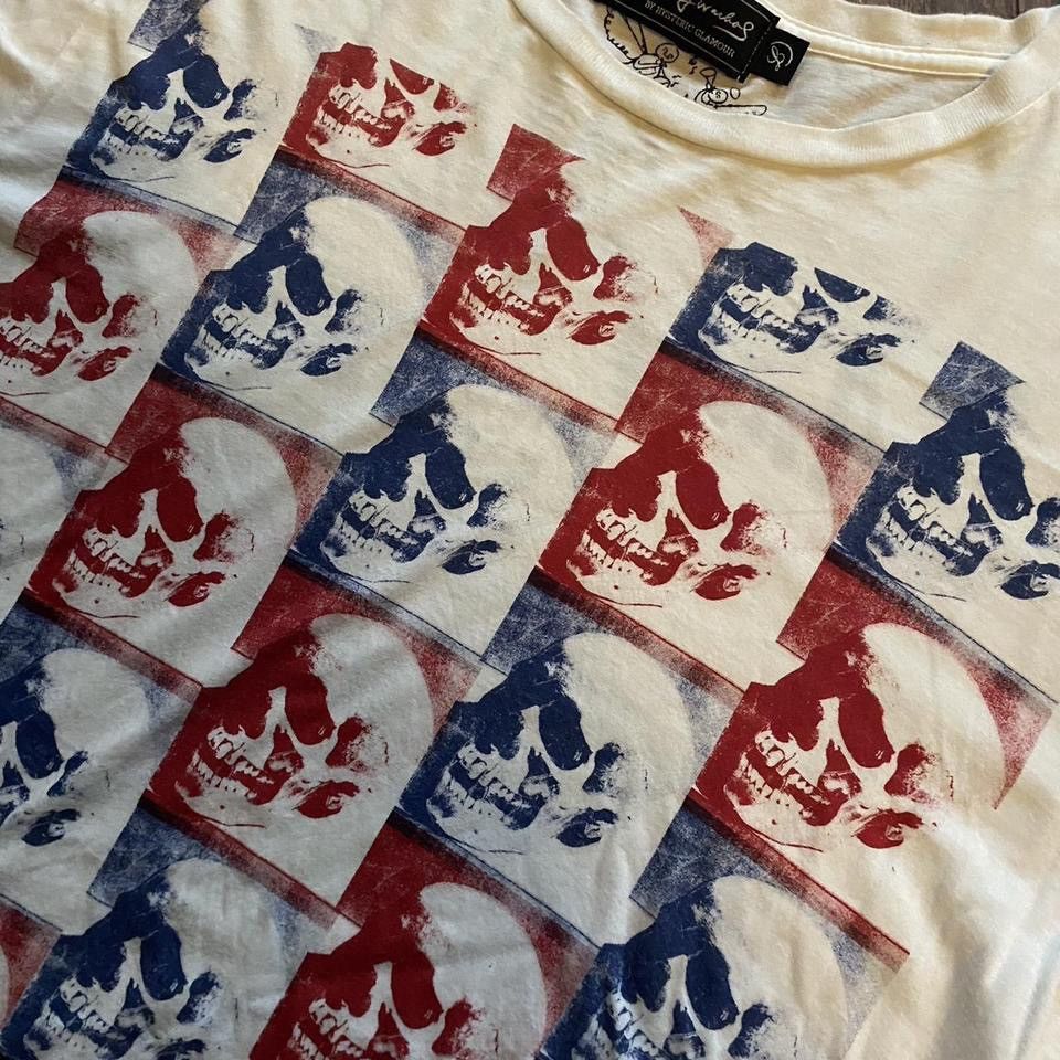 Hysteric Glamour × Japanese Brand 🎨 Hysteric Glamour x Andy Warhol Skull Tshirt 🎨 Size L / US 10 / IT 46 - 3 Thumbnail