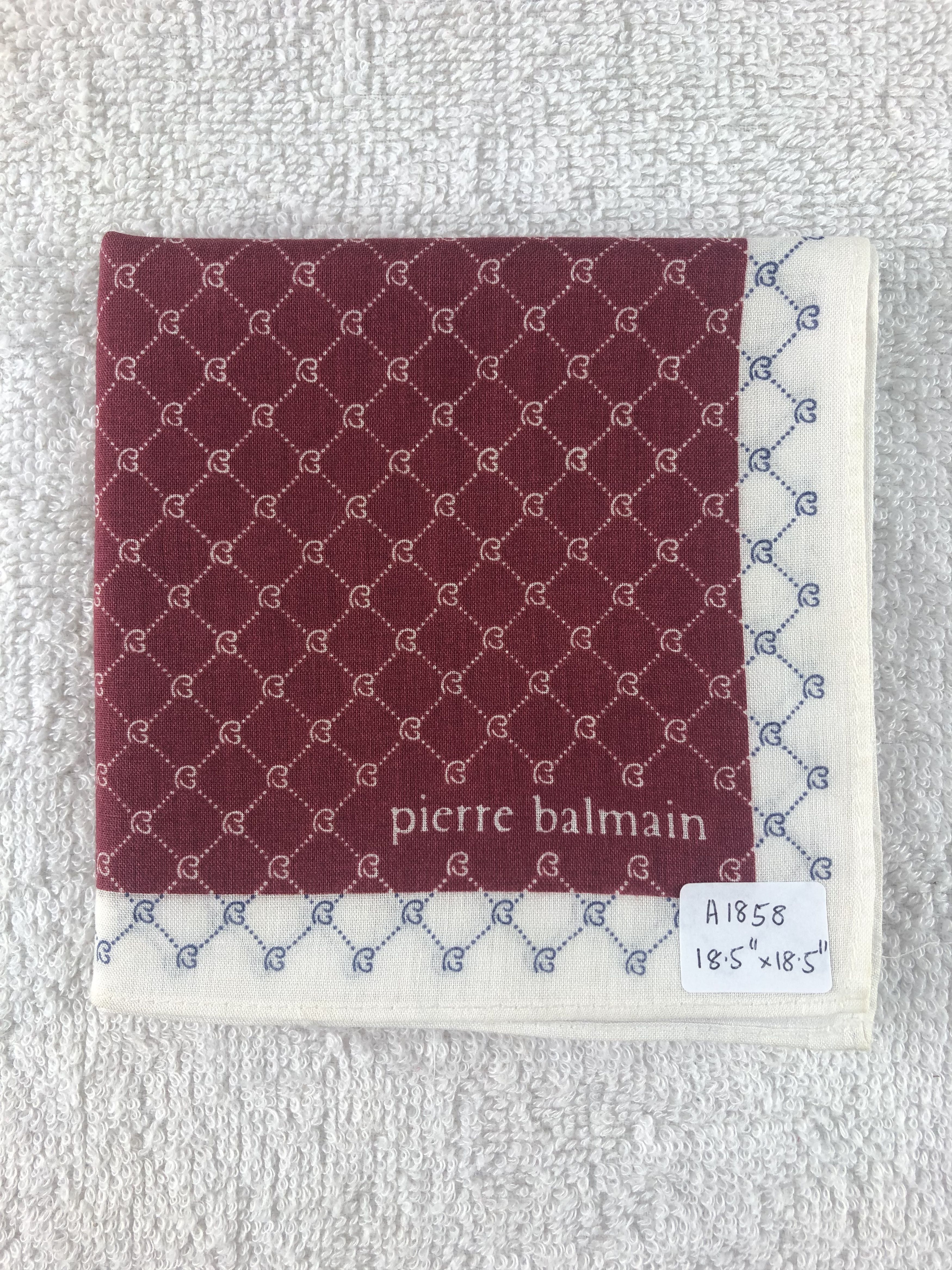 Pierre Balmain × Vintage Pierre Balmain Handkerchief / Bandana / Neckerchief Size ONE SIZE - 6 Thumbnail