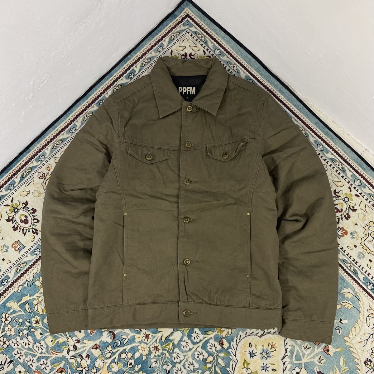 If Six Was Nine × Le Grande Bleu (L.G.B.) × PPFM 💥NEED GONE💥2000s - PPFM Cowboy Style Trucker Jacket Size US M / EU 48-50 / 2 - 1 Thumbnail