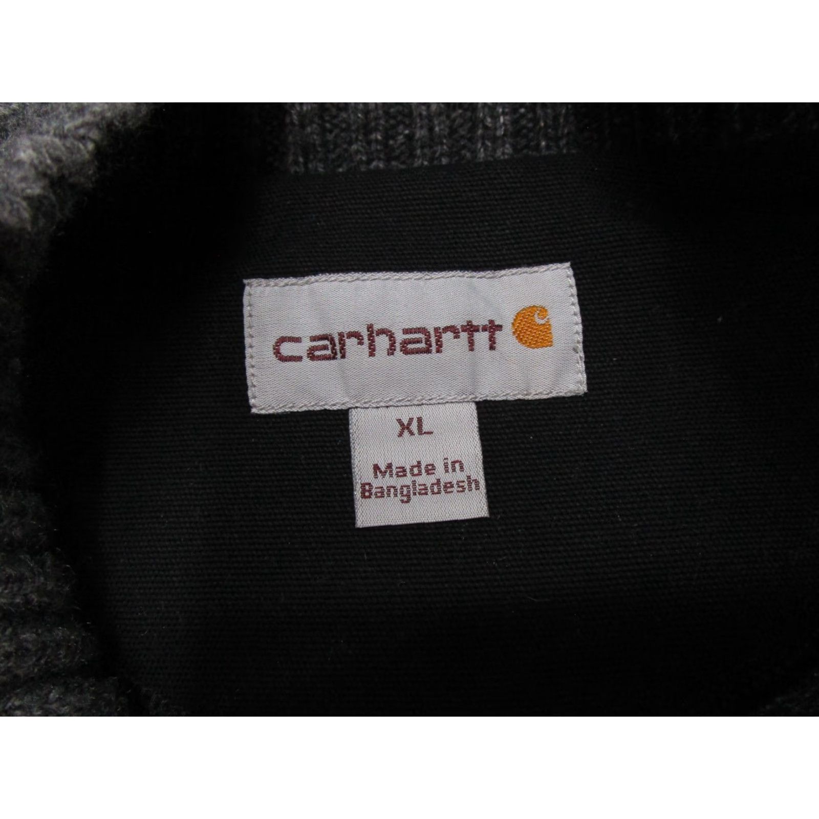Carhartt VINTAGE Carhartt Sweater Mens XL Gray 1/4 Zip Pullover Wool Nylon Blend 103865-026 Size US XL / EU 56 / 4 - 2 Thumbnail