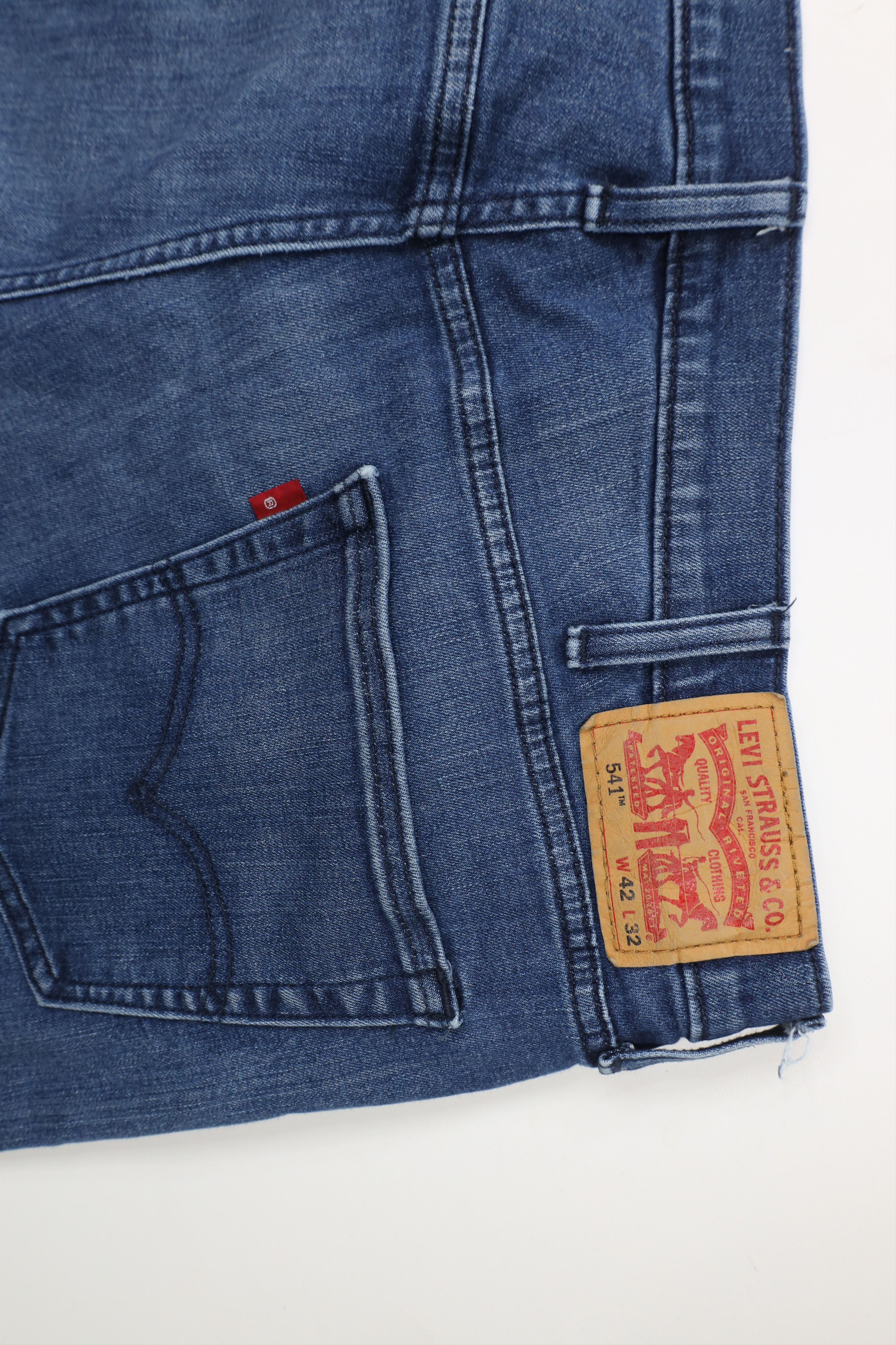 Levi's × Vintage Vintage Y2K Levis 541 Athletic Fit Stretch Denim Jeans Blue Size US 42 / EU 58 - 15 Thumbnail