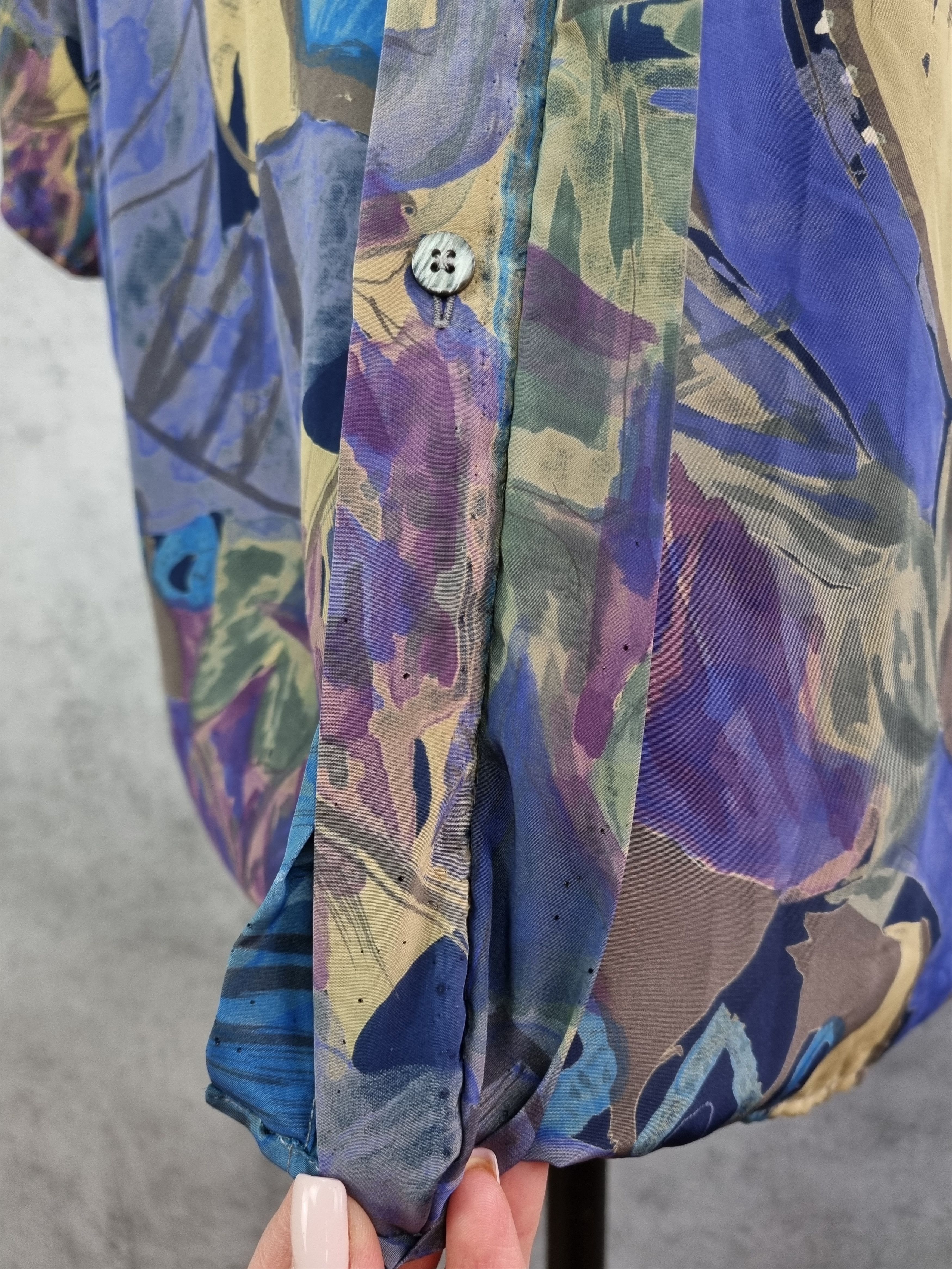 Other 90s Vintage Abstract Design Shirt Feels like SILK Dior Size US XXL / EU 58 / 5 - 16 Thumbnail