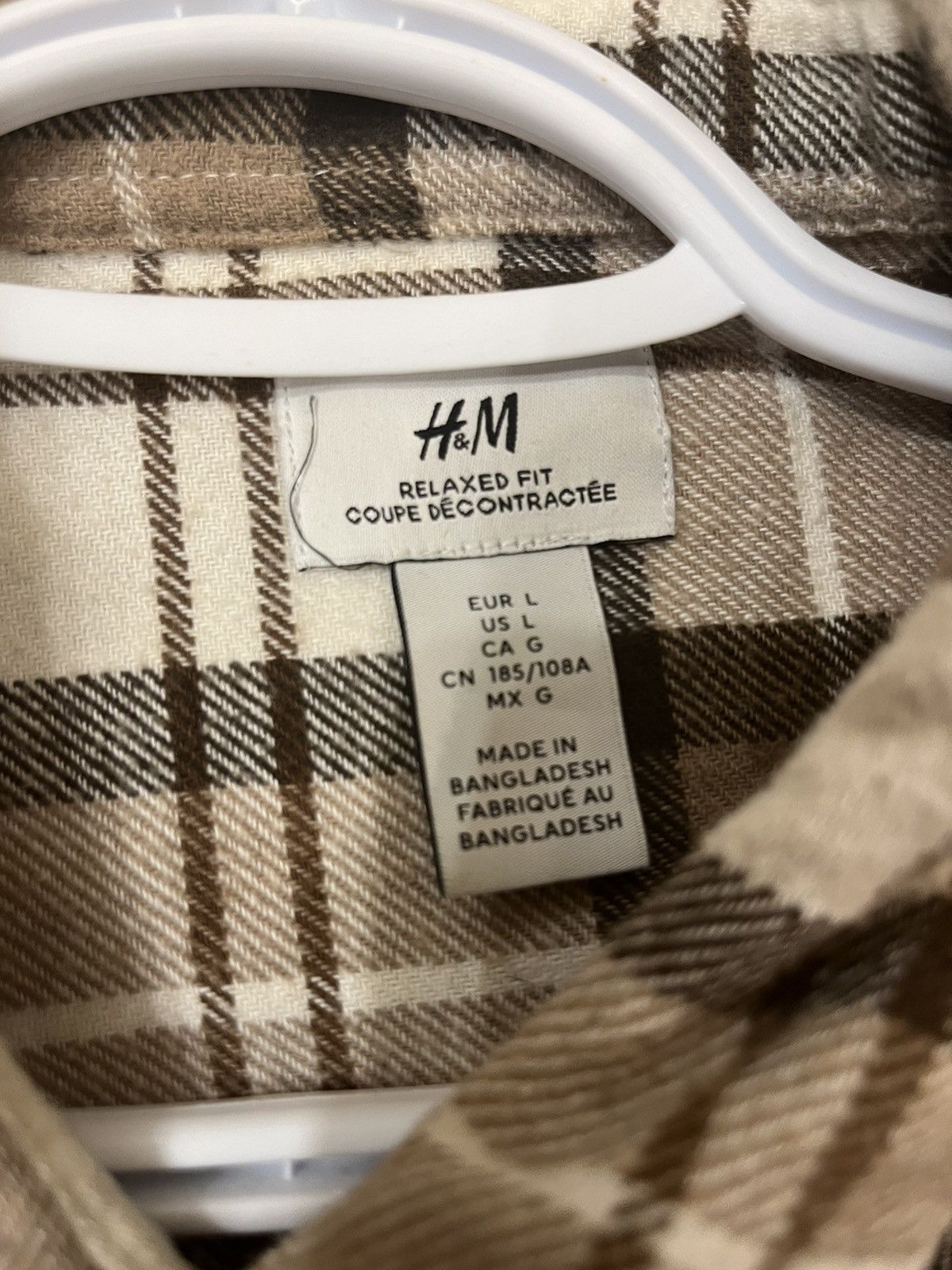 H&M Flannel Shirt Size US L / EU 52-54 / 3 - 3 Thumbnail