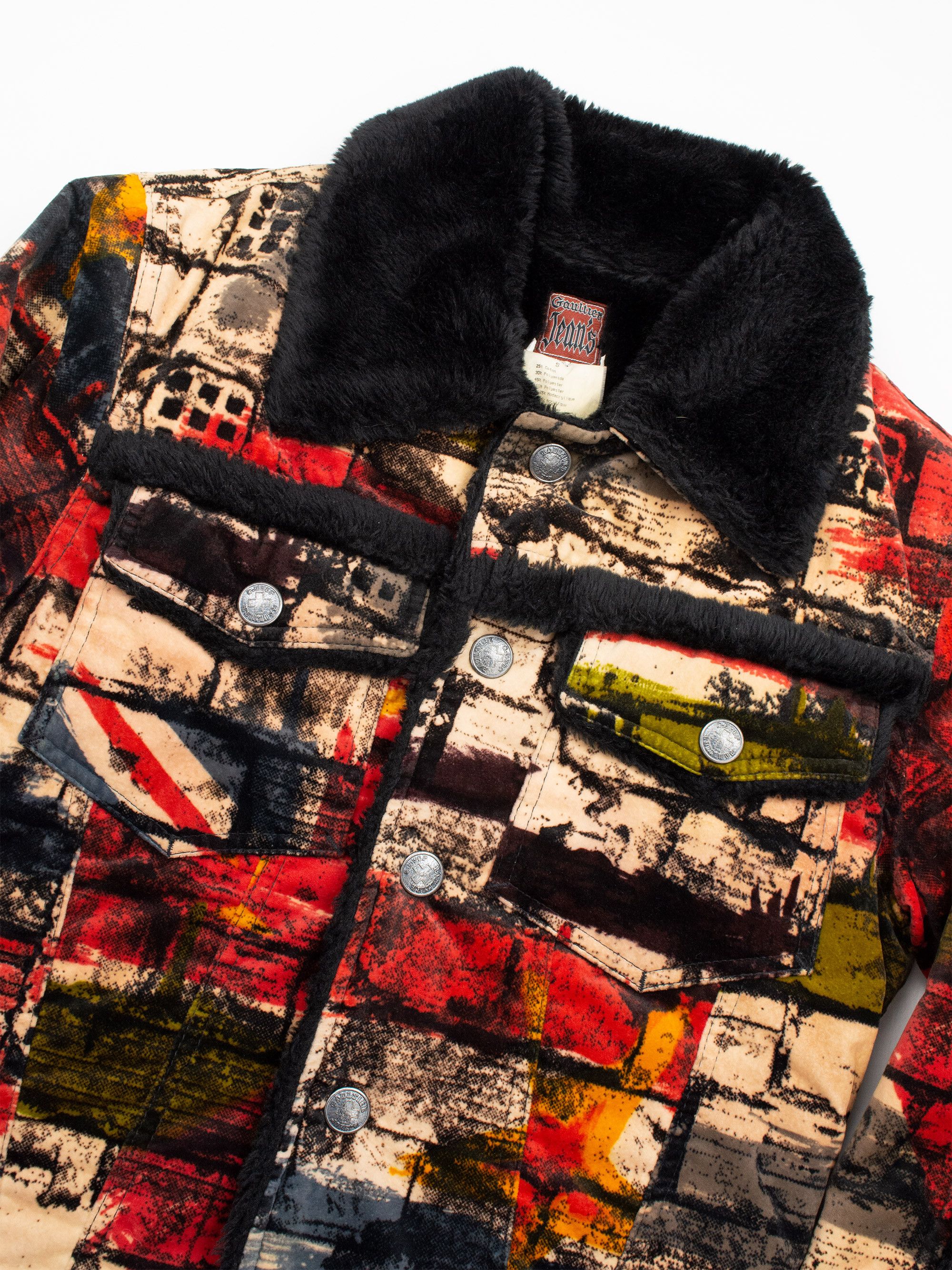Jean Paul Gaultier Gaultier Jean's A/W 1997 Fight Racism bricks trucker jacket Size S / US 4 / IT 40 - 4 Thumbnail