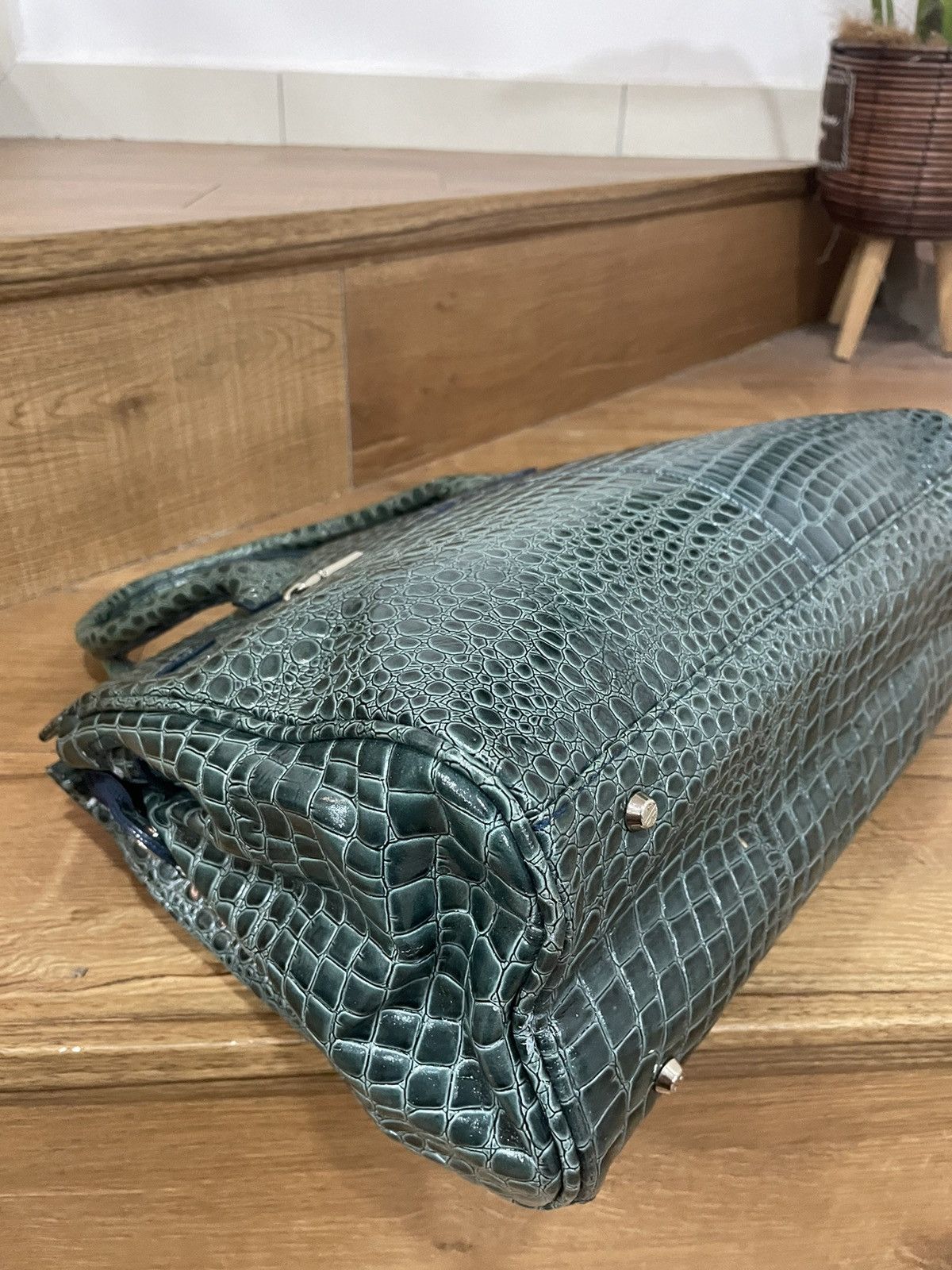 Hardy Amies Authentic HARDY AMIES Birkin crocodile leather bag Size ONE SIZE - 9 Thumbnail
