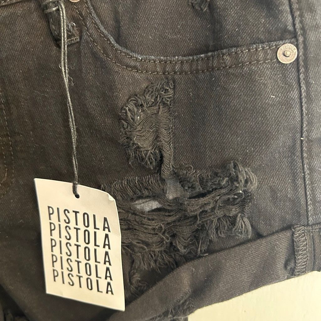 Pistola Women's Pistola Denim Shorts Size 27 Black Size 27" / US 4 / IT 40 - 6 Thumbnail