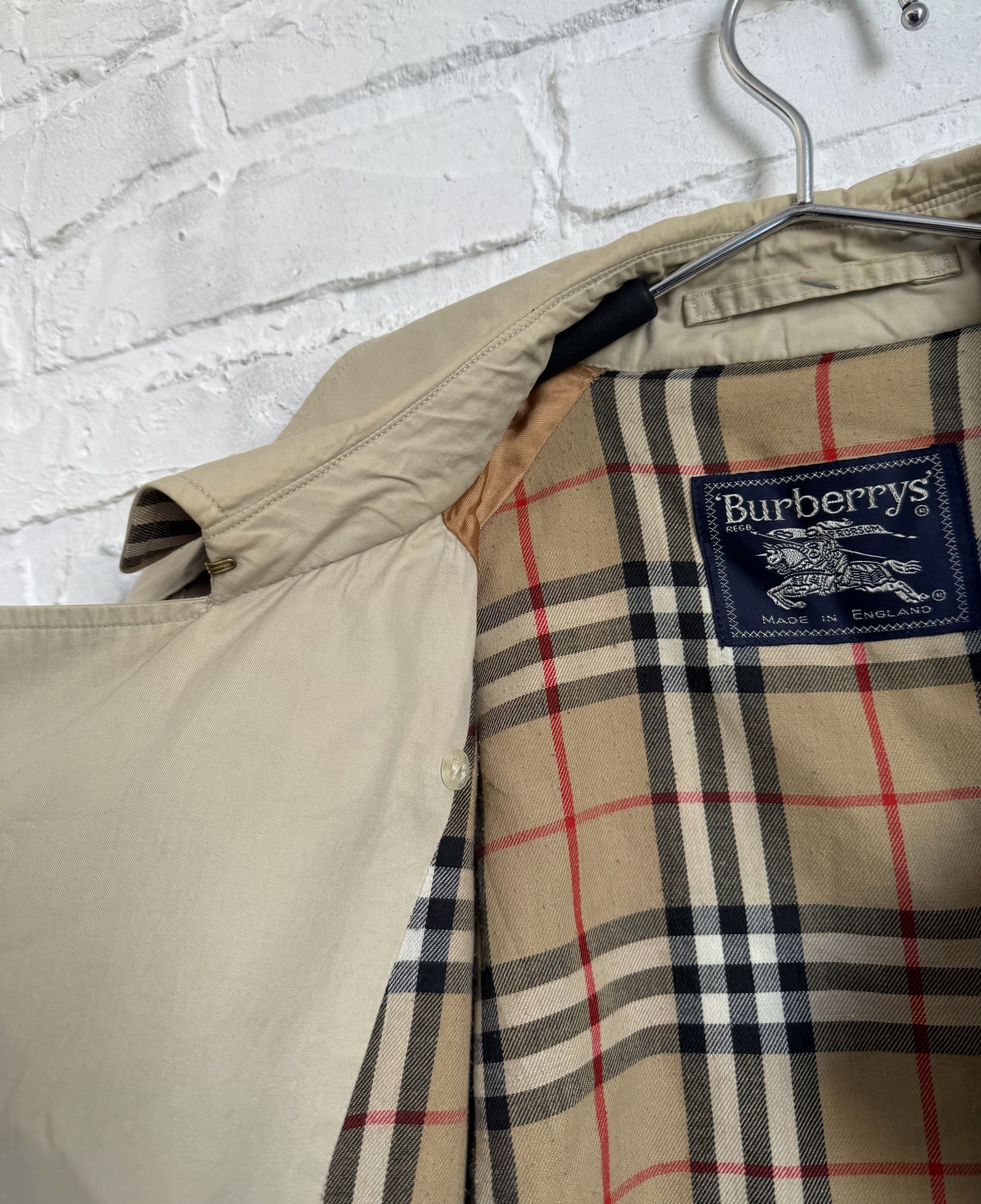 Burberry Vintage 80s Burberrys double breasted trench coat Size L / US 10 / IT 46 - 4 Thumbnail