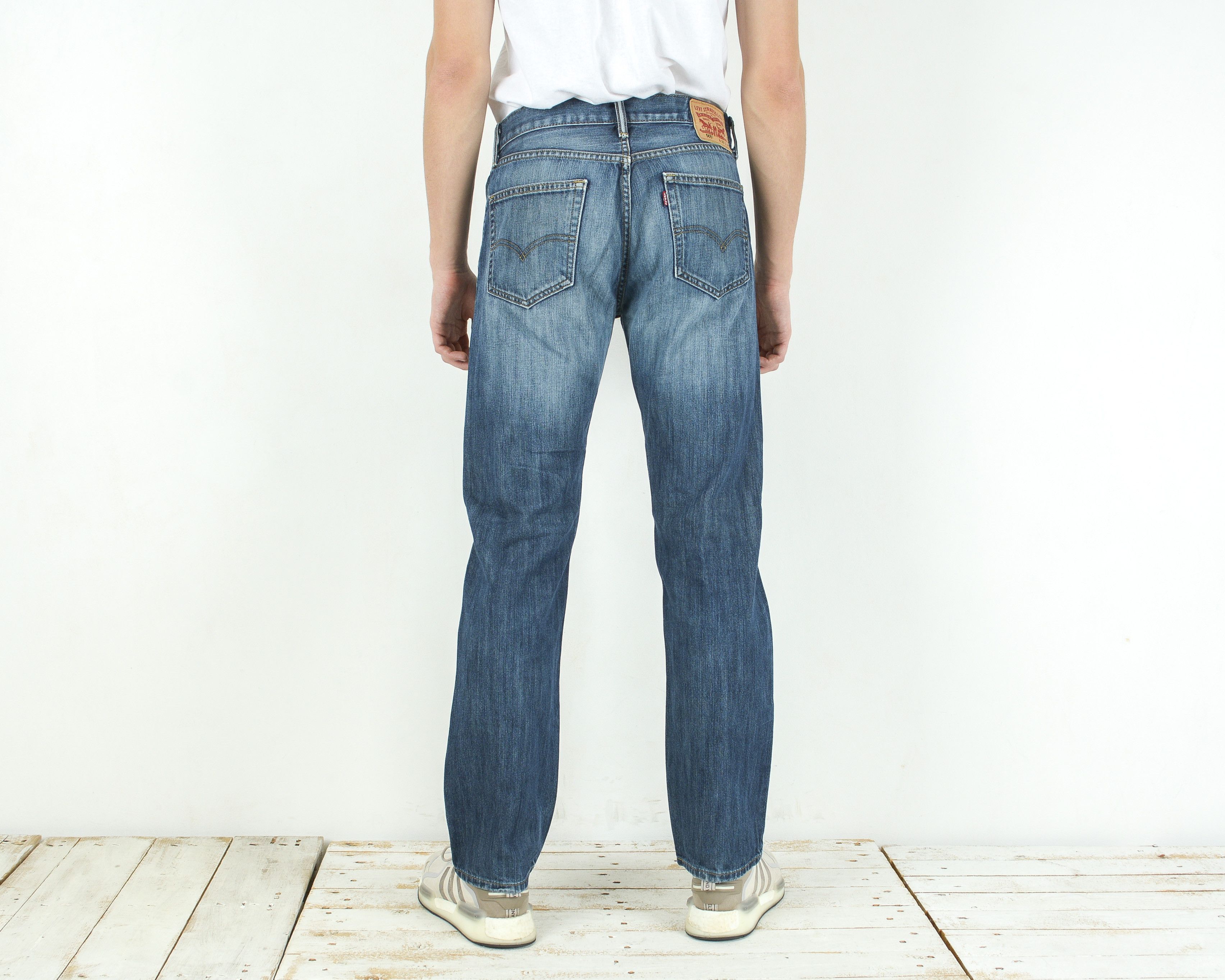 Levi's 505 W33 L34 Regular Straight Jeans Denim Trousers Pants Size US 33 - 4 Thumbnail