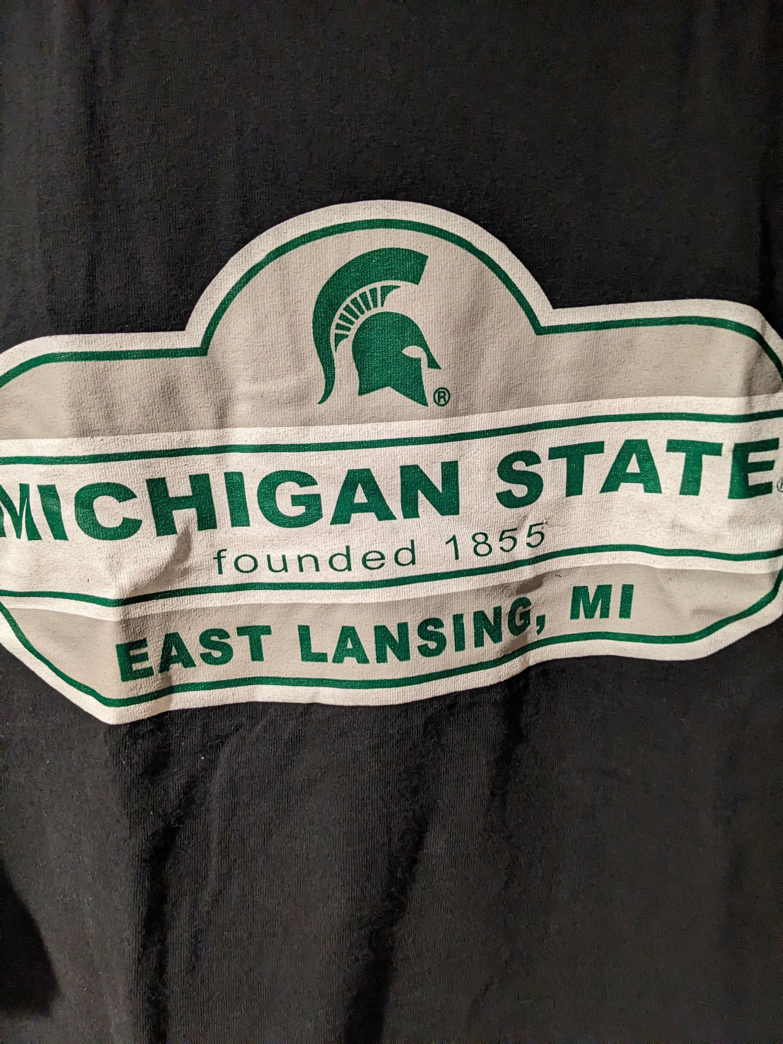 Vintage Vintage 90s Michigan State College Football East T-Shirt Size US XL / EU 56 / 4 - 2 Thumbnail