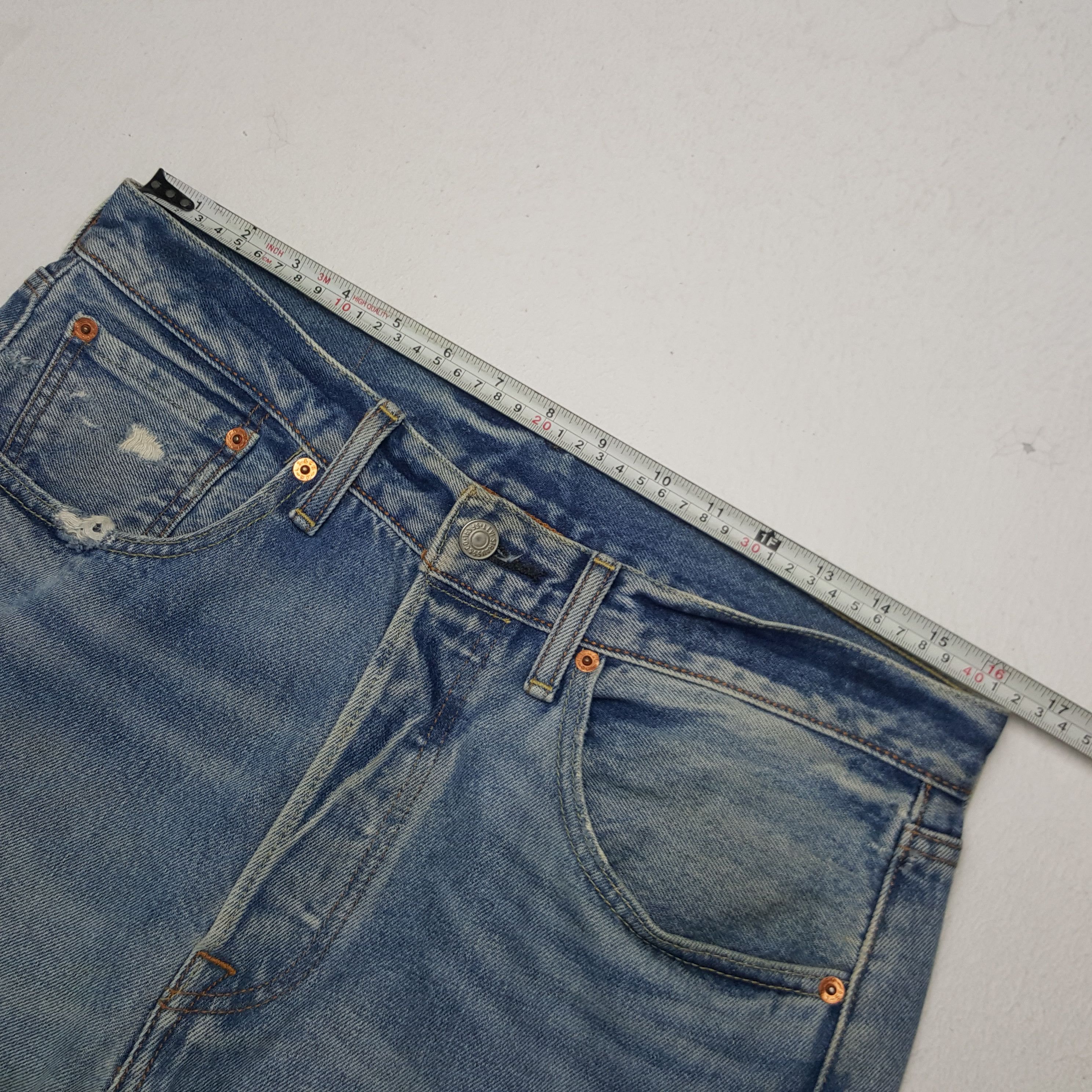 Levi's × Vintage Vintage Levi's 501 Distressed Style Denim Jeans Size US 32 / EU 48 - 7 Thumbnail