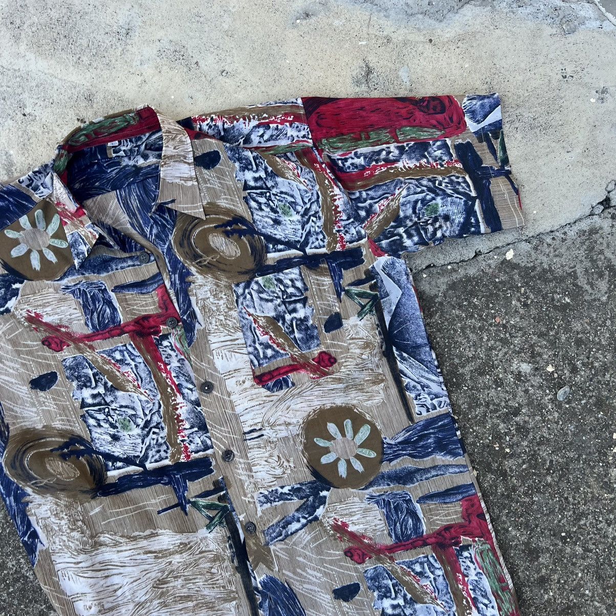 Vintage Vintage 90s Hawaiian viscose shirt Size US L / EU 52-54 / 3 - 4 Thumbnail