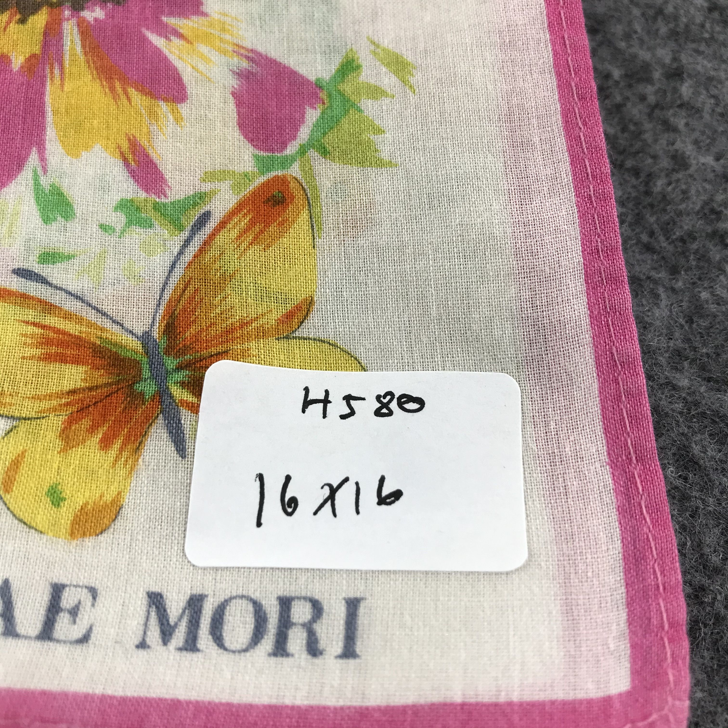 Hanae Mori Hanae Mori Handkerchief Neckerchief Bandana H580 Size ONE SIZE - 7 Thumbnail