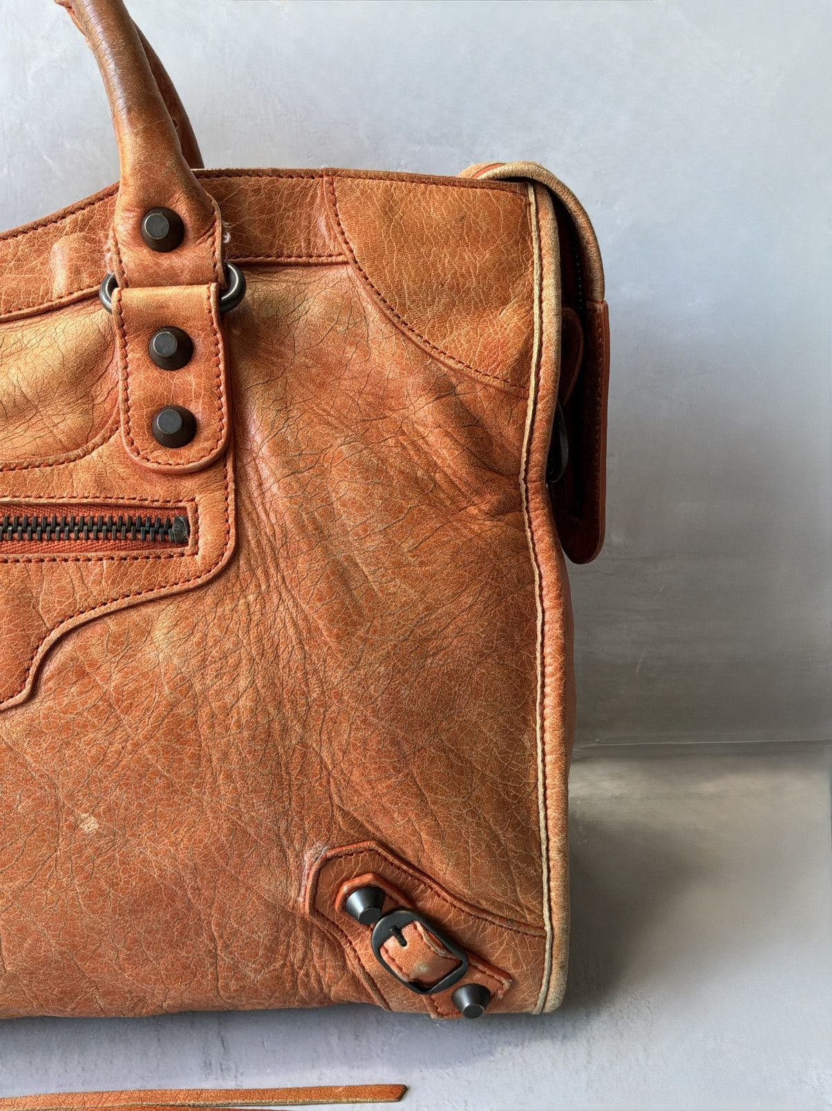 Balenciaga Balenciaga - Classic City - Orange Lambskin Bag Size ONE SIZE - 7 Thumbnail