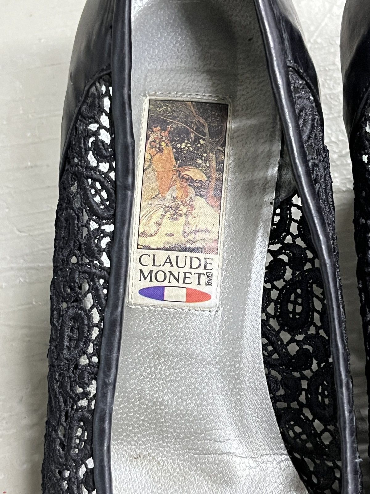 Vintage Vintage Claude Monet Lace Christian Louboutin Style Heels Size US 6.5 / IT 36.5 - 7 Thumbnail