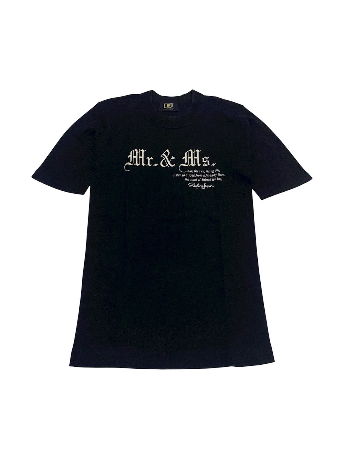 Issey Miyake Vintage 80s Skyline By Issey Miyake “Mr & Mrs” Tee Size S / US 4 / IT 40 - 1 Thumbnail