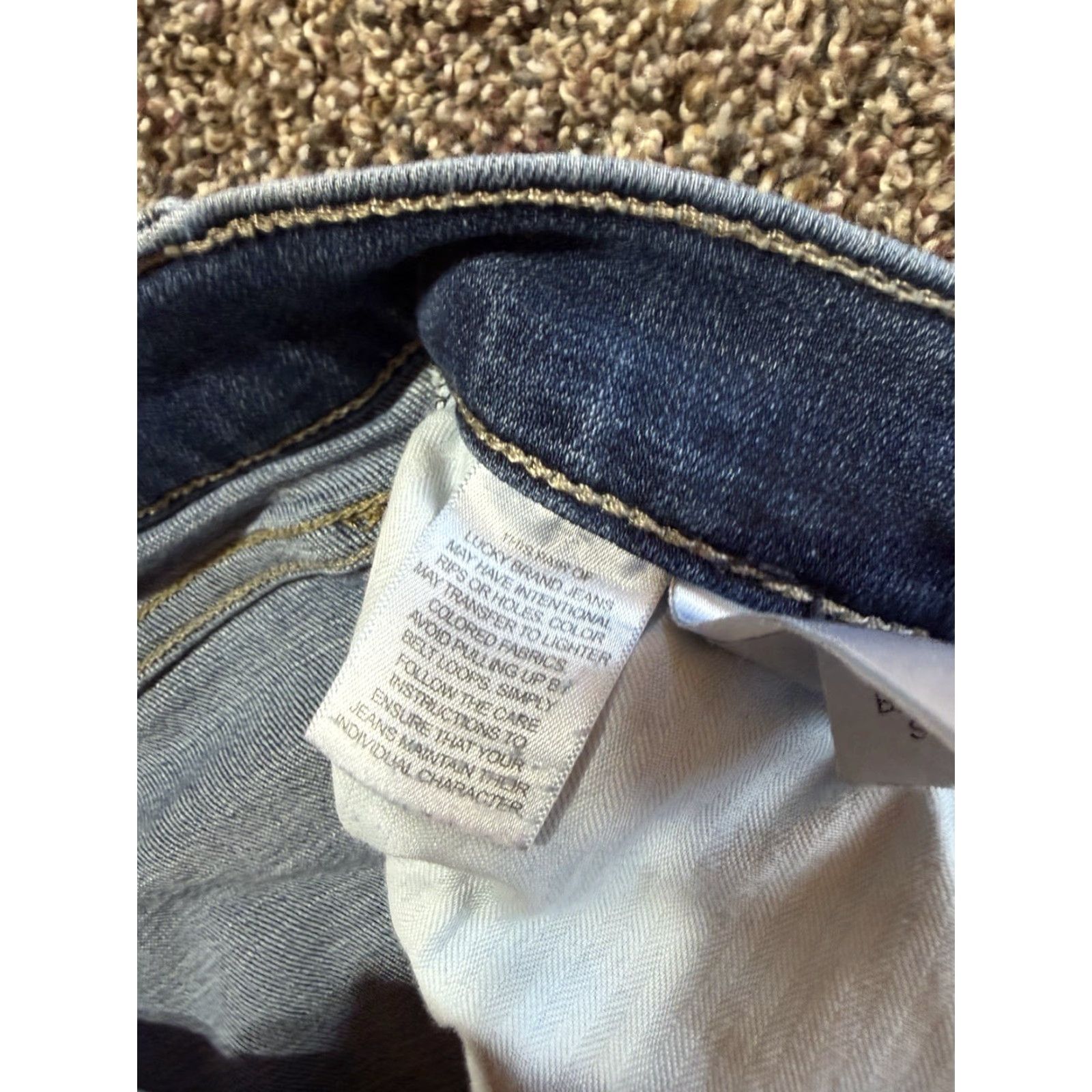 Lucky Brand Lucky Brand Bridgette Skinny Jeans Women's Size 14 Blue Denim 14/32 Ankle - 5-Pocket, Stretch, High Rise, Regular Size Type Jeans Womens Size 36" / US 14 / IT 50 - 6 Thumbnail