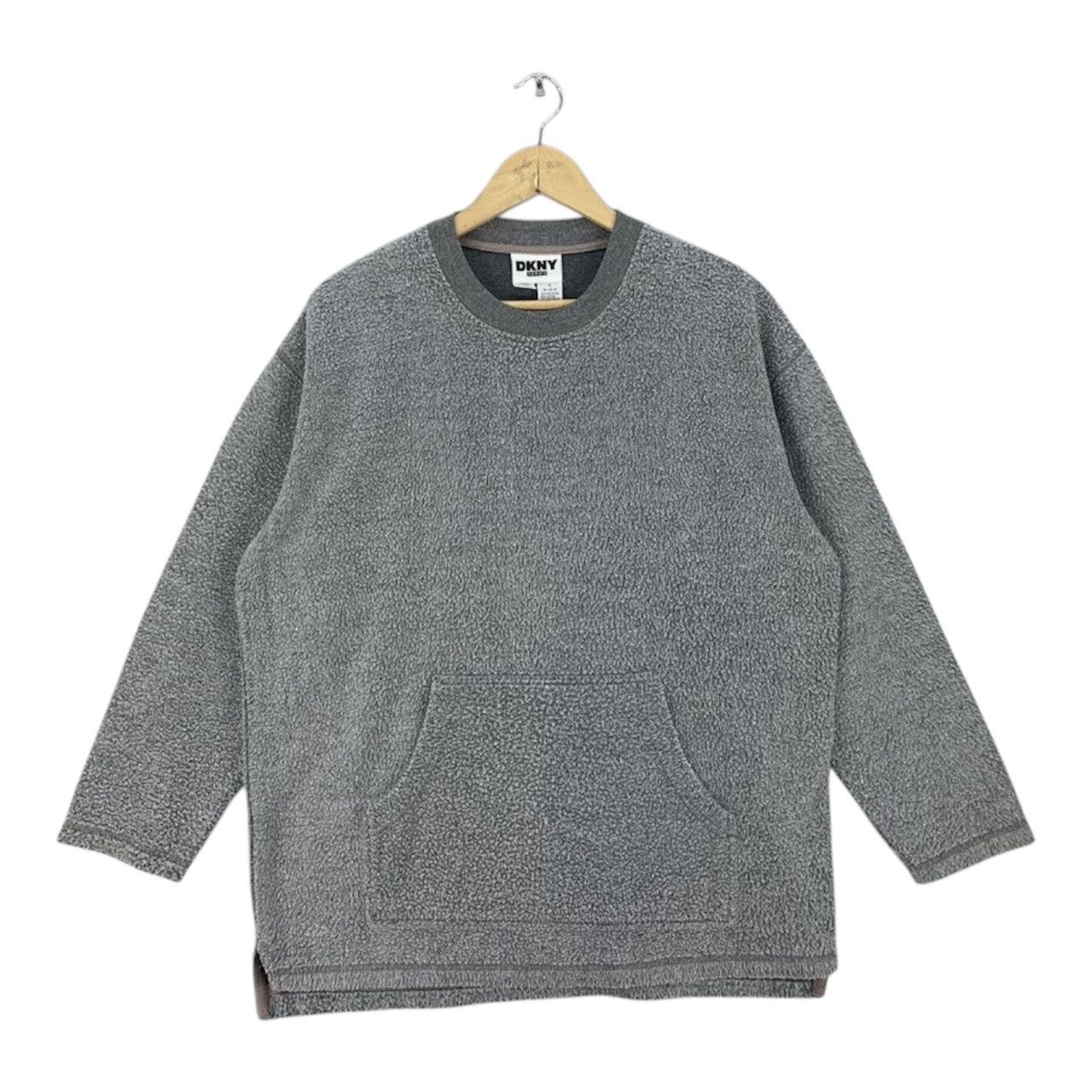 DKNY Vintage 90s DKNY USA Baggy Oversize Sweatshirt Size US XL / EU 56 / 4 - 2 Thumbnail