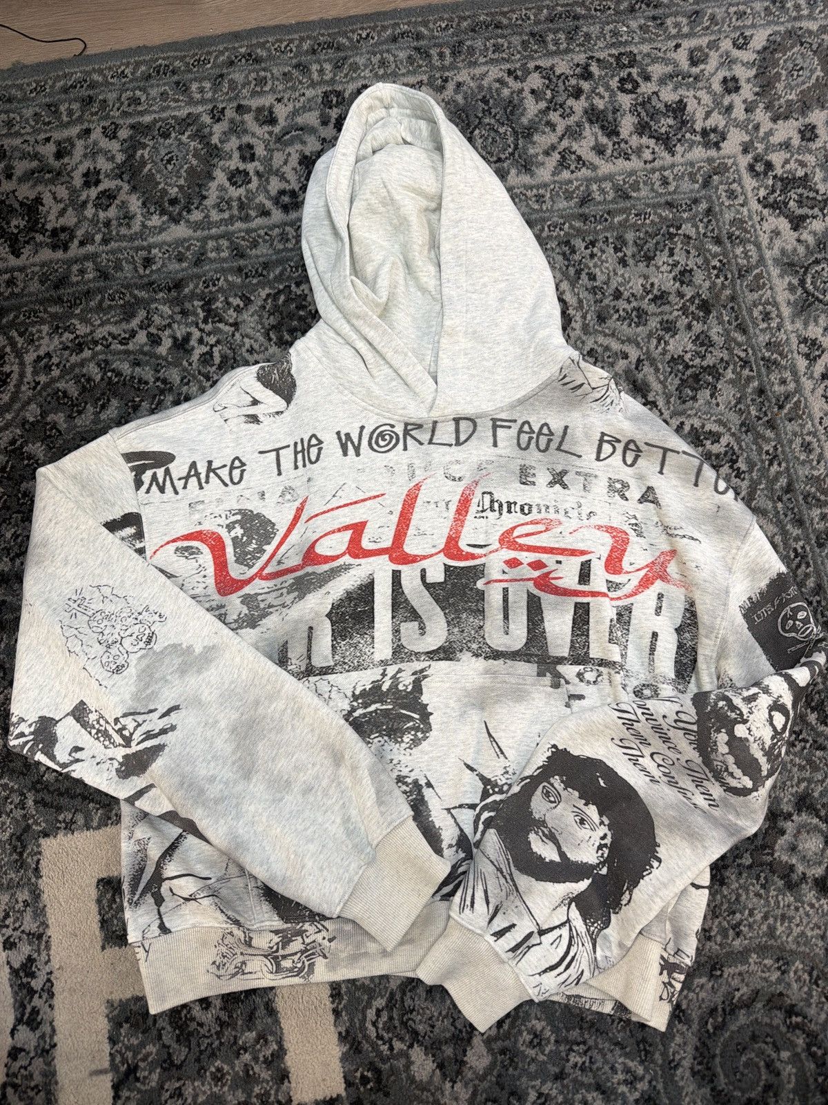Vale Vale forever mural Hoodie Size US S / EU 44-46 / 1 - 1 Thumbnail