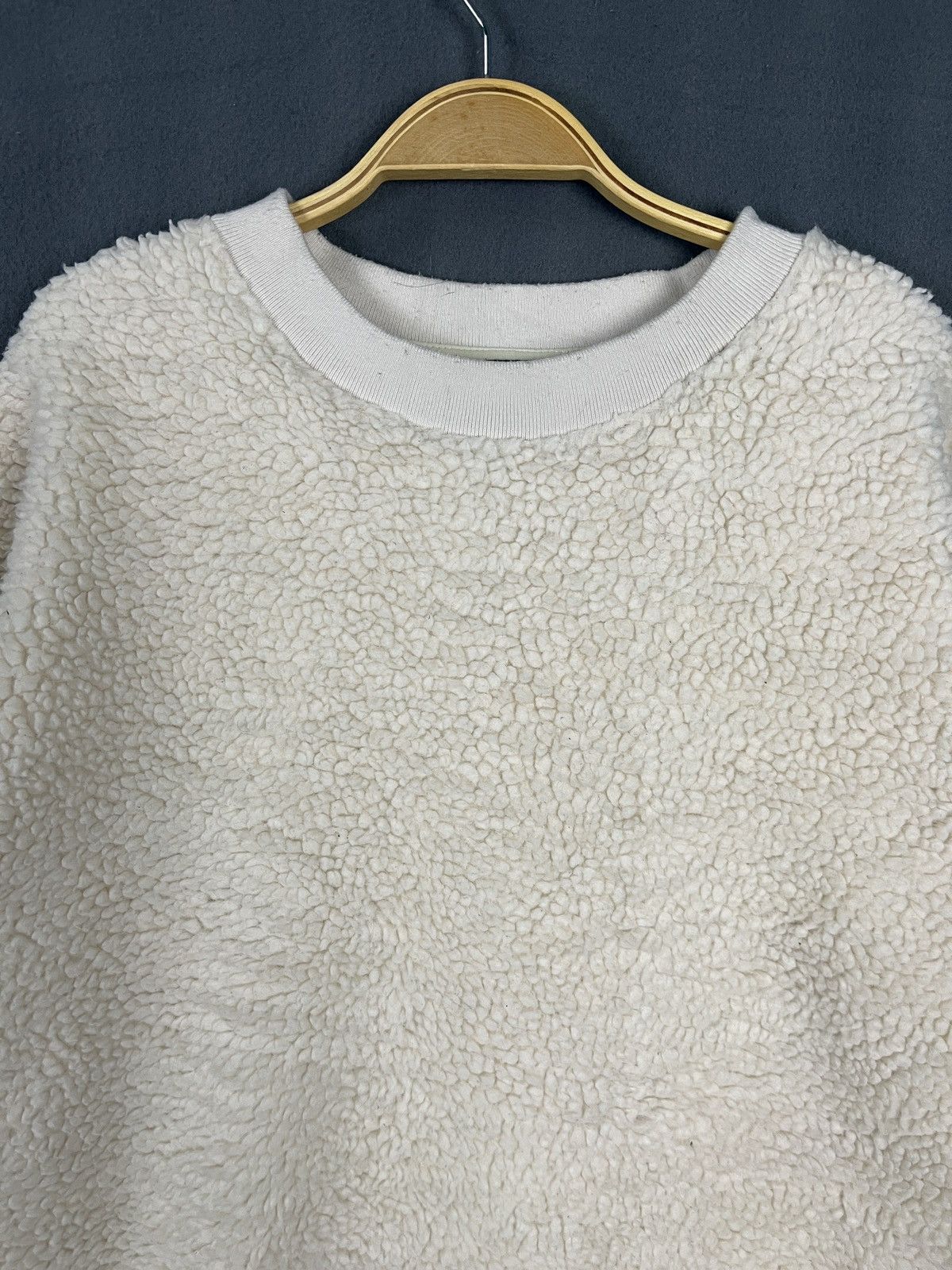 Beams Plus × Japanese Brand × Vintage Vintage Beams Heart Deep Pile Sherpa Sweatshirt Size US L / EU 52-54 / 3 - 4 Thumbnail