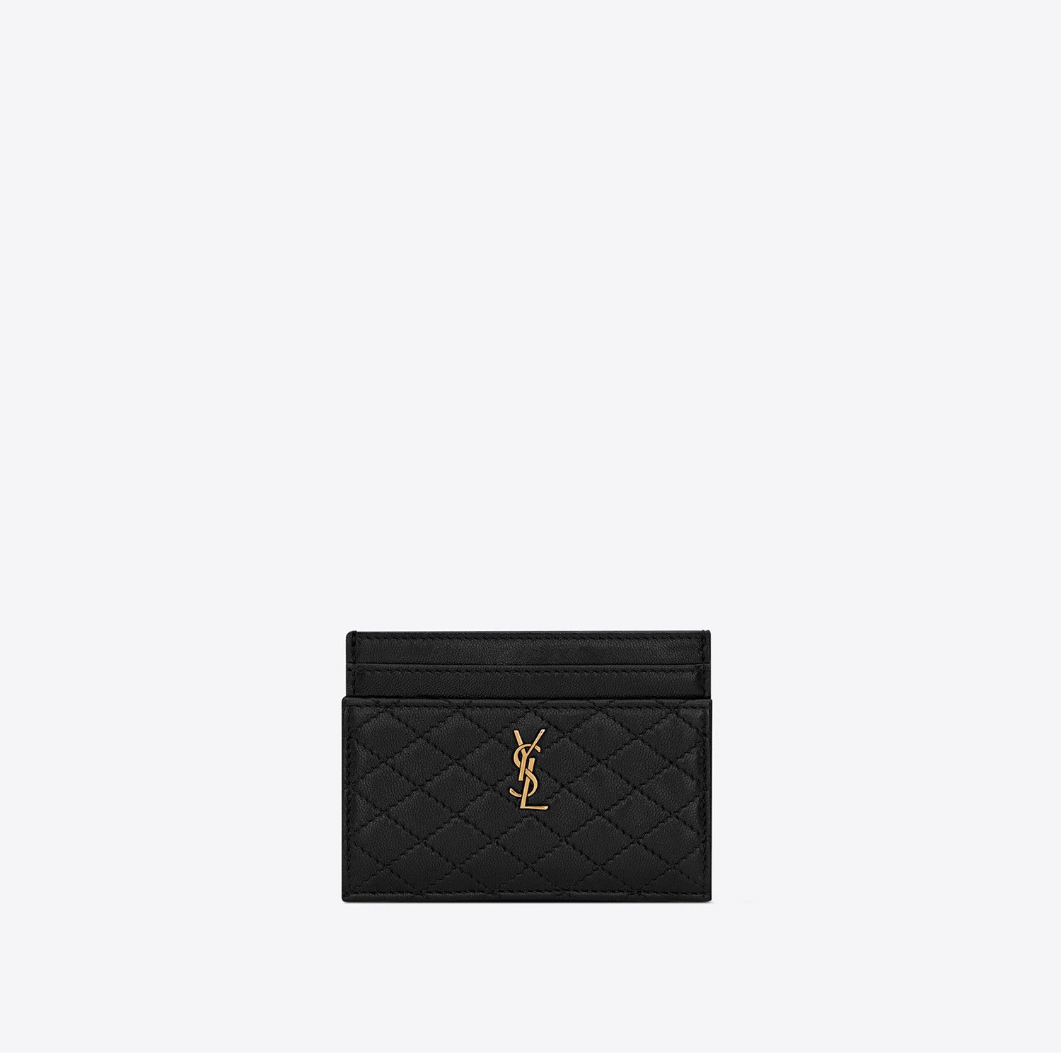 Saint Laurent Paris o1tp1o1224 Size: OS/Gaby Card Case in Black Size ONE SIZE - 1 Thumbnail