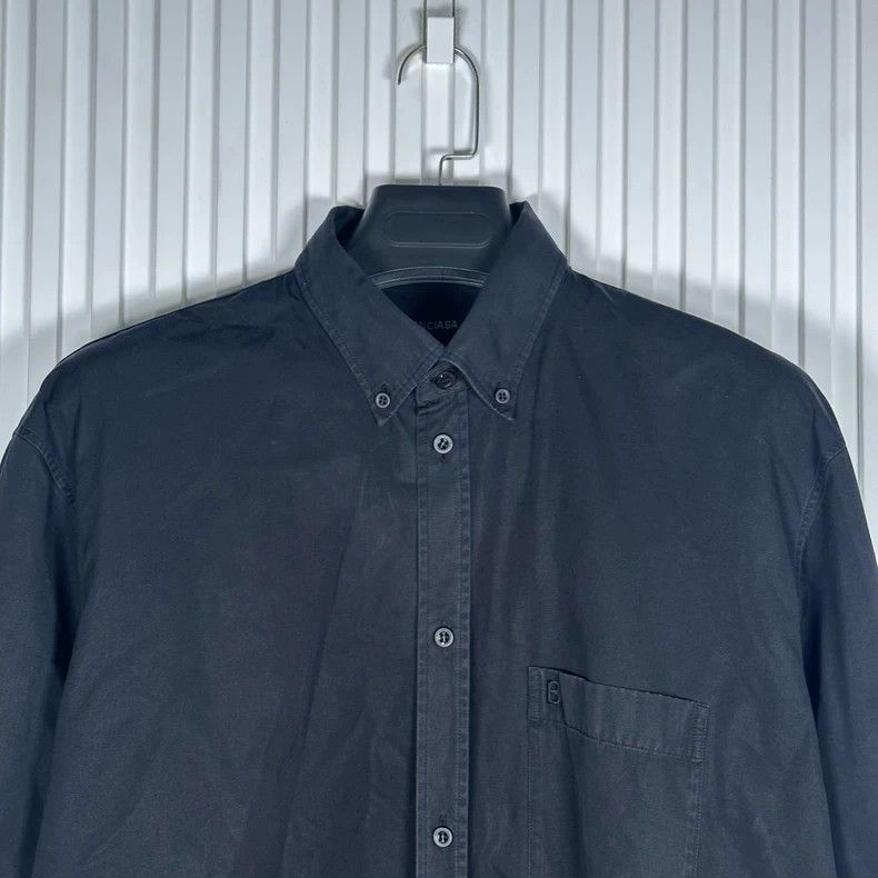 Balenciaga Balenciaga size 38 Long-sleeved shirt with mailbox letters Size XS / US 0-2 / IT 36-38 - 3 Thumbnail