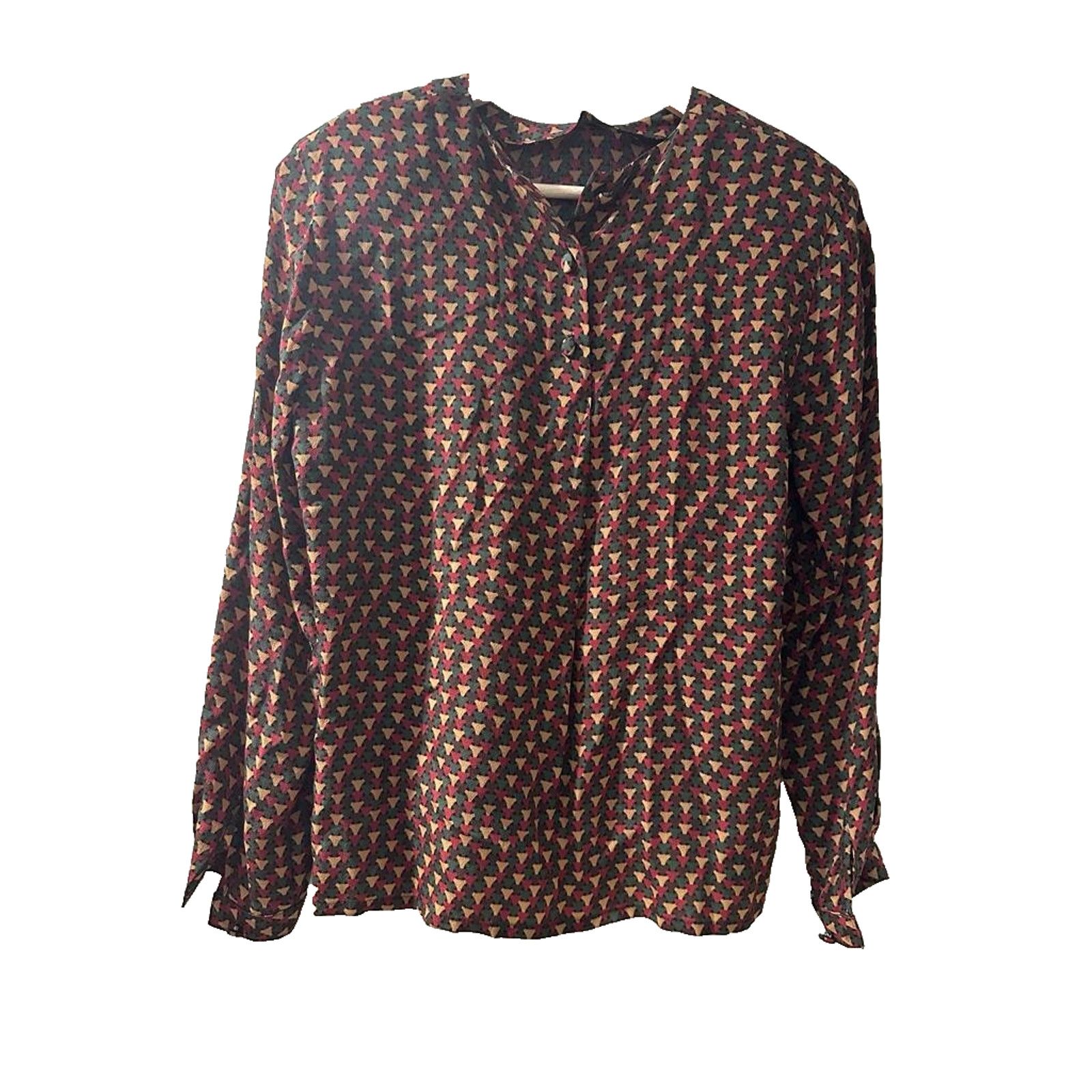 Gianni Valentino Gianni Geometrical Women's 100% RAYON Size 2 Vintage A003306 Size XS / US 0-2 / IT 36-38 - 1 Thumbnail