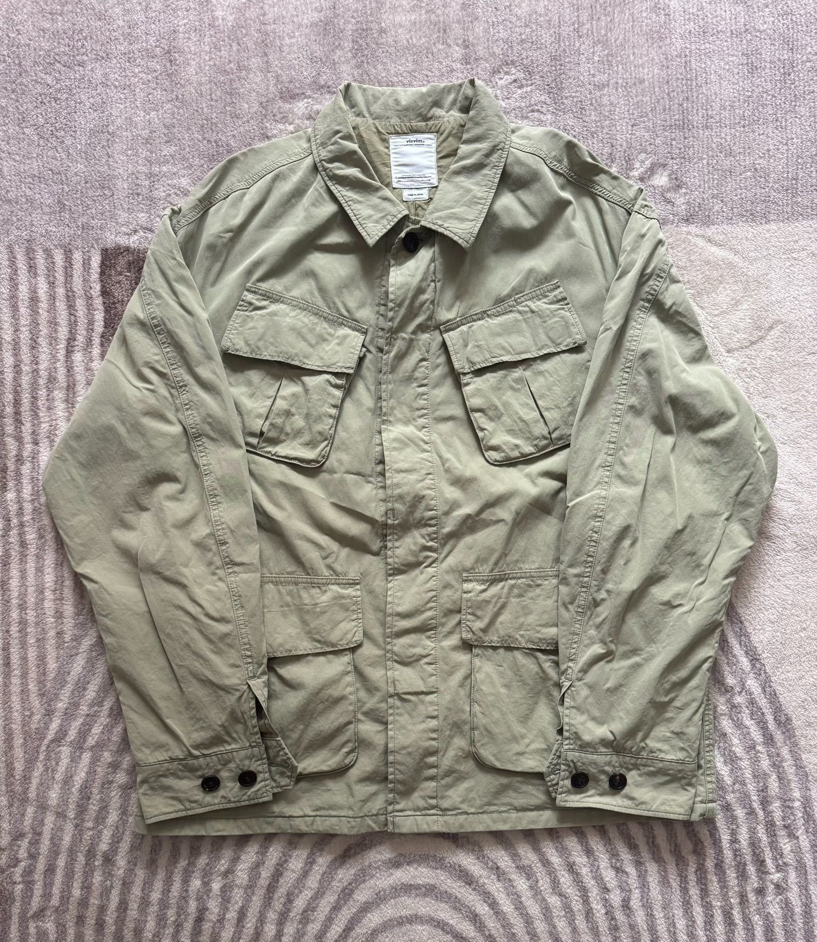 Visvim visvim 22ss tropical combat jacket in green Size US M / EU 48-50 / 2 - 1 Thumbnail