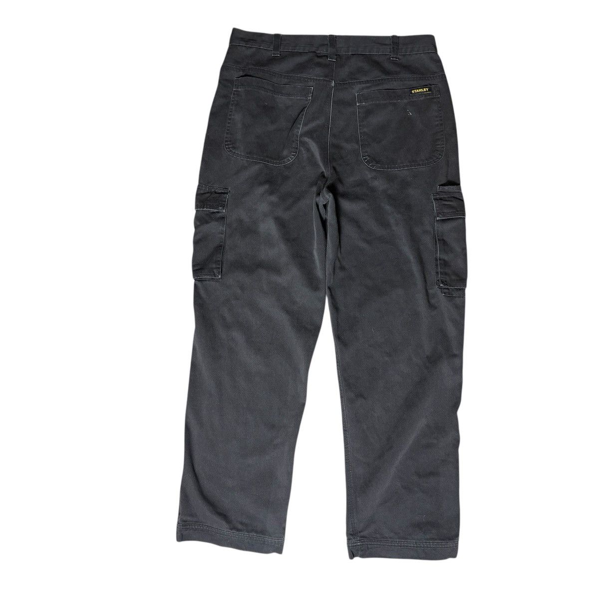 Stanley & Sons × Stanley Blacker × Vintage Vintage 90s Stanley Black Cargo Pants Size US 34 / EU 50 - 2 Thumbnail