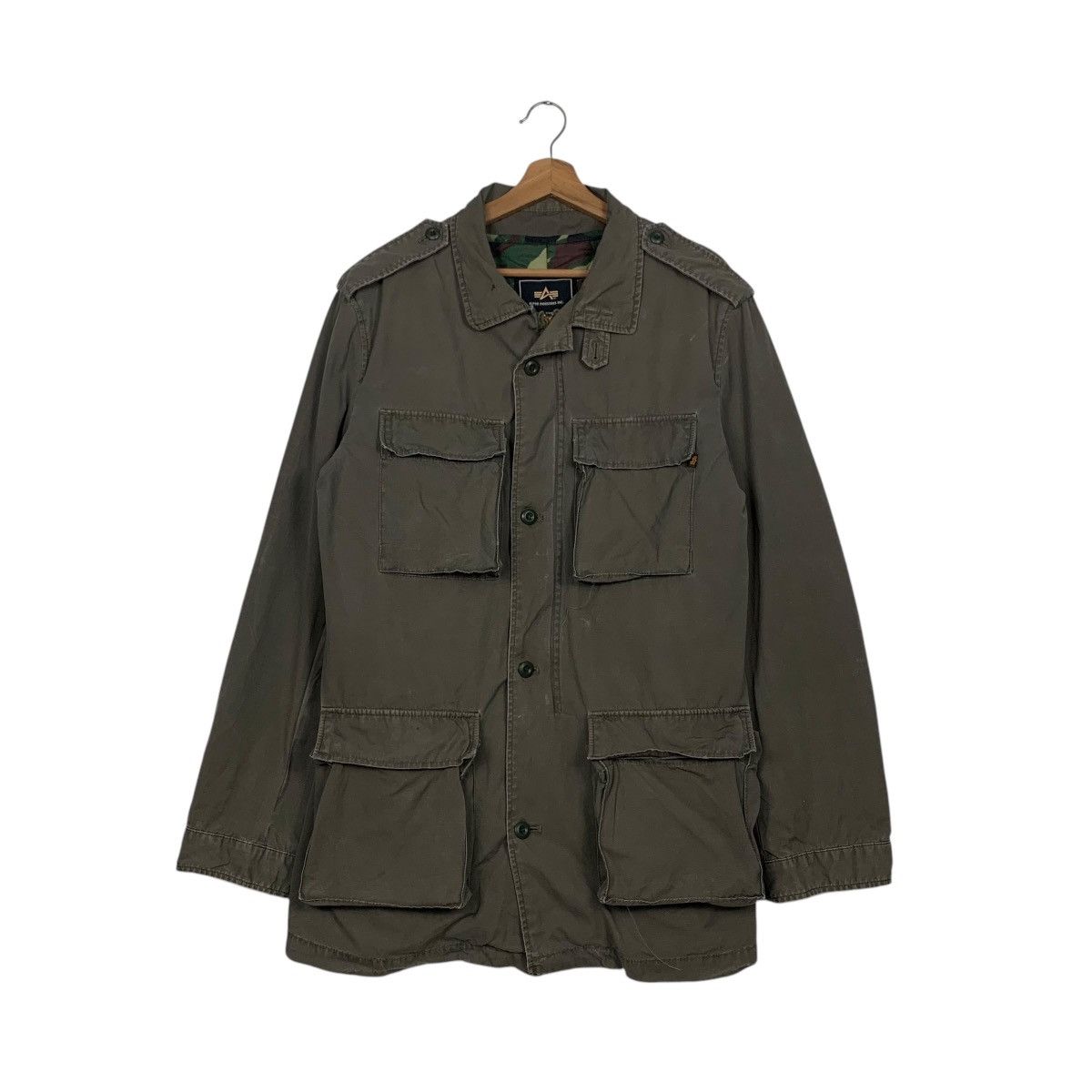 Alpha Industries ALPHA INDUSTRIES Camo Lined M65 Field Jacket #2839-C128 Size US M / EU 48-50 / 2 - 1 Thumbnail