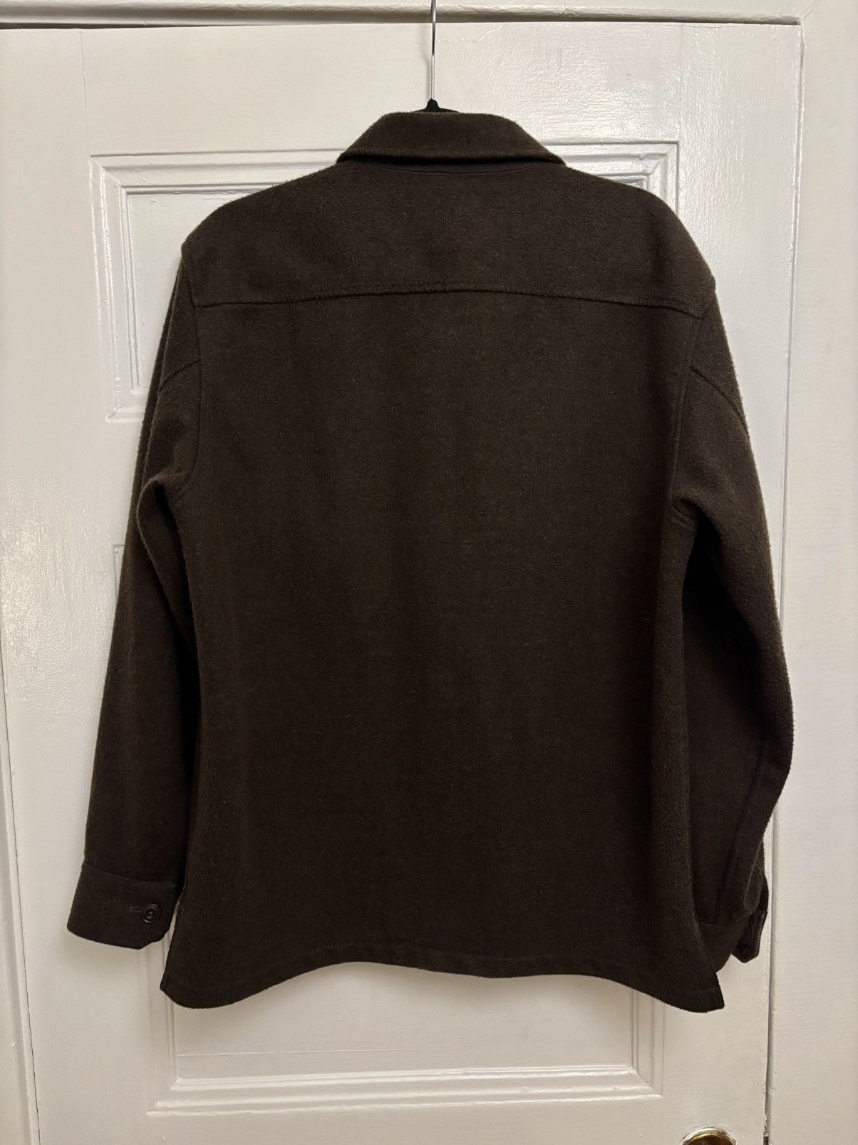 Christophe Lemaire Uniqlo U x Lemaire Brown Fleece Work Wear Jacket Size US M / EU 48-50 / 2 - 2 Thumbnail