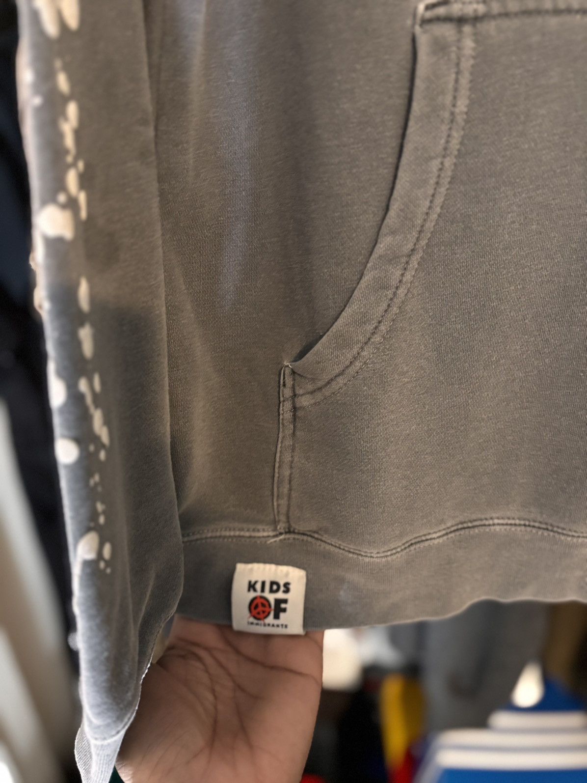 Kings Of Indigo Kids Of Immigrants Grey Hoodie Size Medium Size US M / EU 48-50 / 2 - 4 Thumbnail