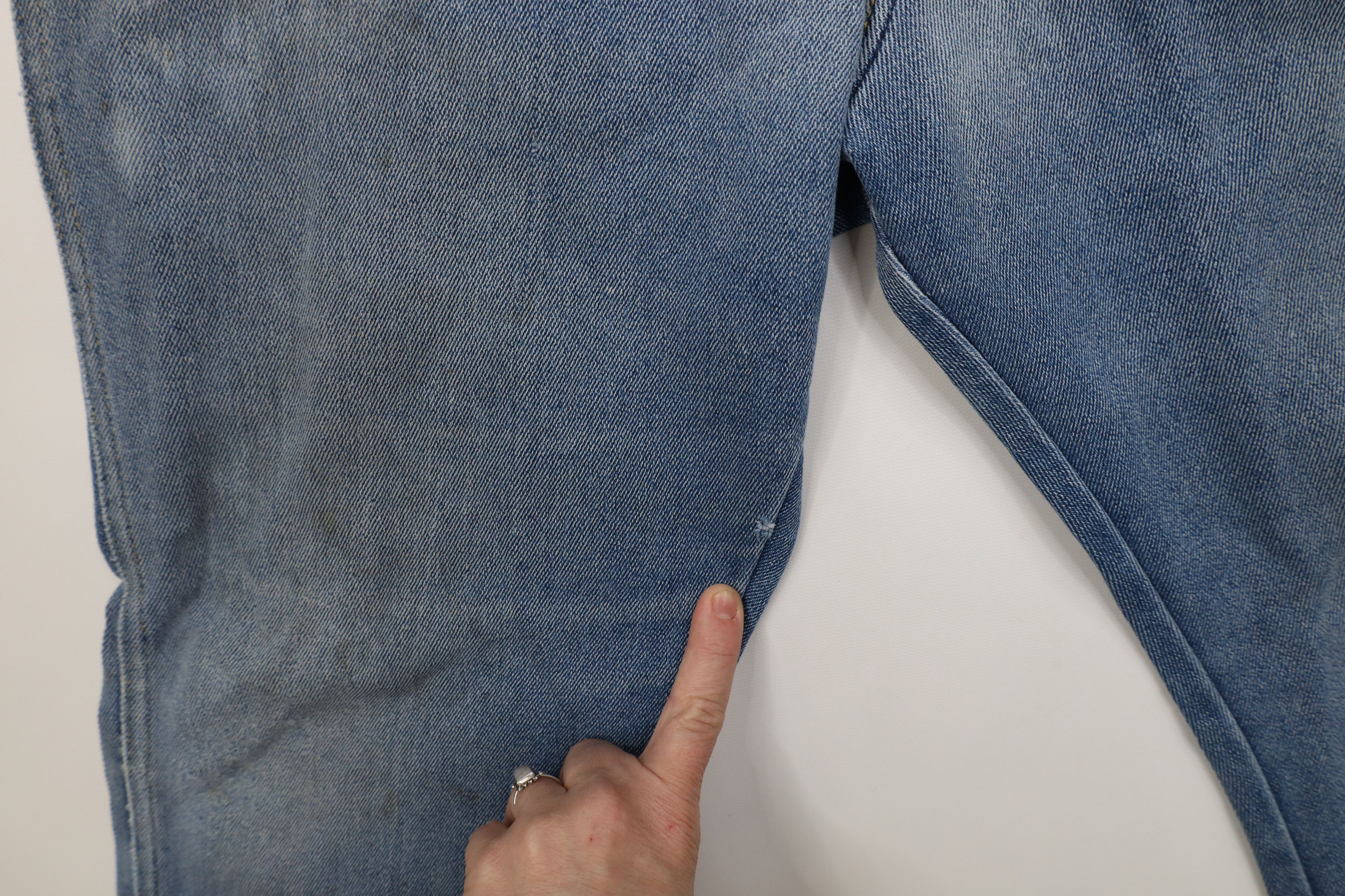 Lee Vintage 90s Lee Distressed Straight Leg Denim Jeans Blue USA Size US 36 / EU 52 - 8 Thumbnail