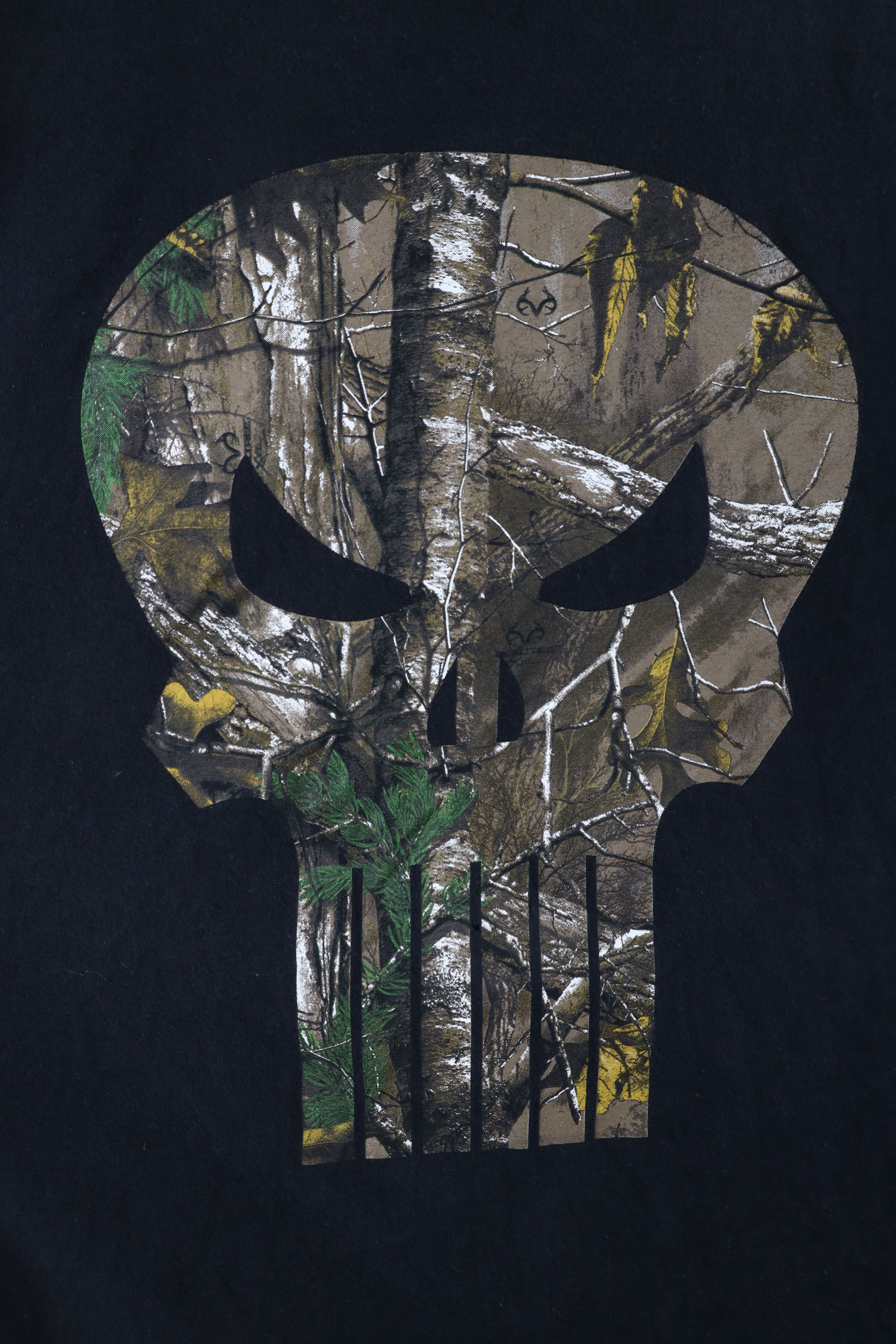 Vintage Retro Marvel Comics Camouflage The Punisher Skull T-Shirt Size US L / EU 52-54 / 3 - 4 Thumbnail