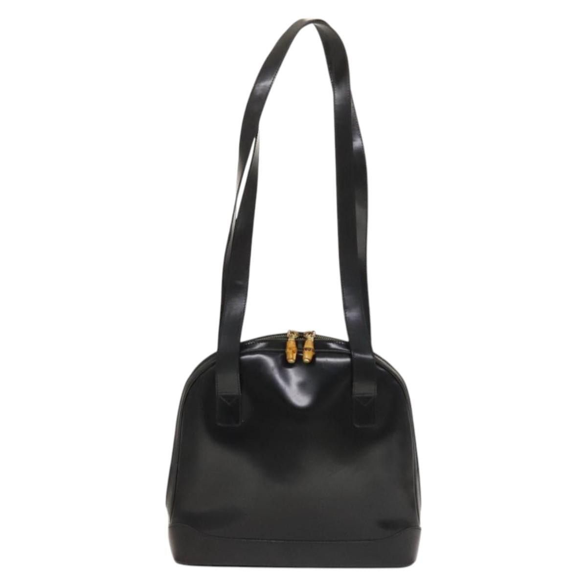 Gucci GUCCI Shoulder Bag Patent Leather Black Gold Size ONE SIZE - 3 Thumbnail