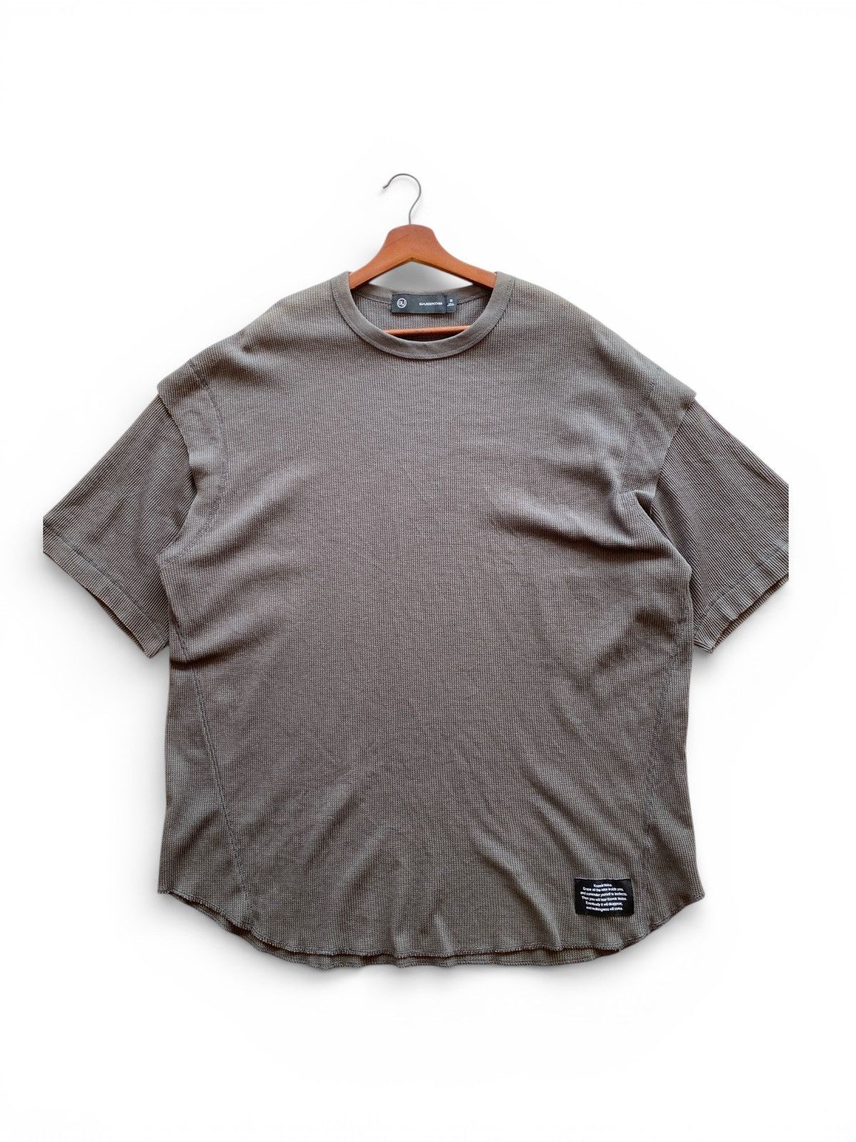 GU × Undercover GU x UNDERCOVER Waffle Knit Layered T-Shirt Size XL / US 12-14 / IT 48-50 - 1 Thumbnail
