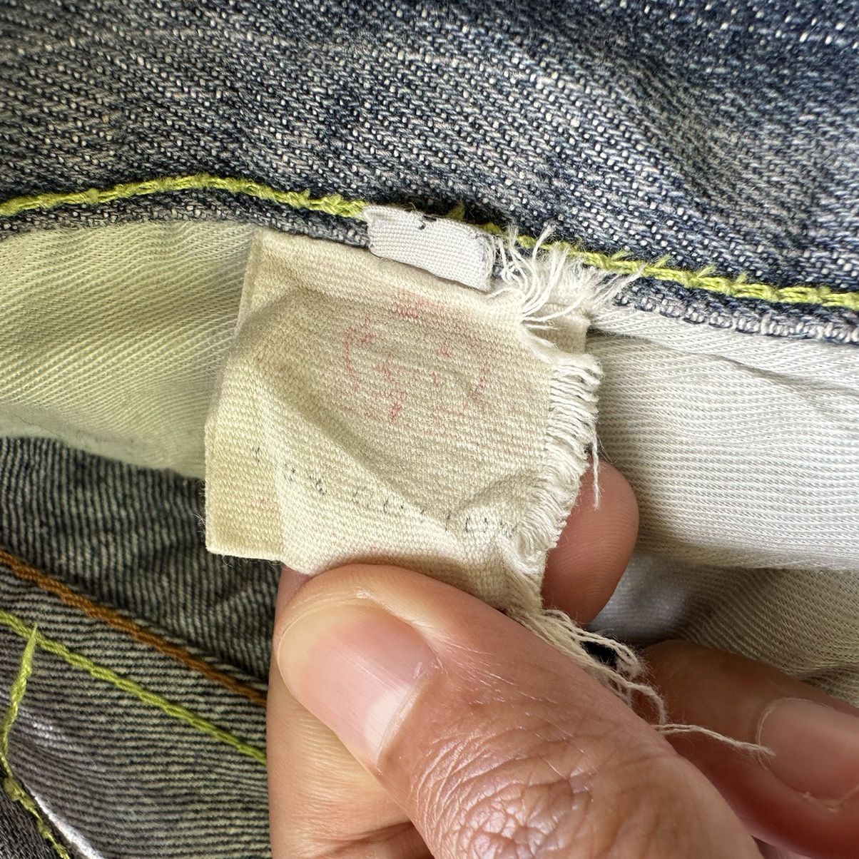 Evisu Vintage Japanese EVISU Faded Denim Indigo Pant Jean W39 Size US 39 - 10 Thumbnail