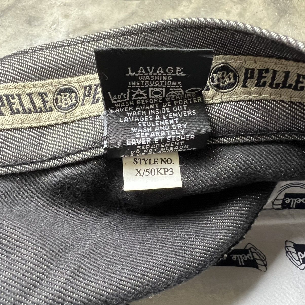 Pelle Pelle 2000s Archive Pelle Pelle Double Knee Silver Jeans Size US 36 / EU 52 - 12 Thumbnail