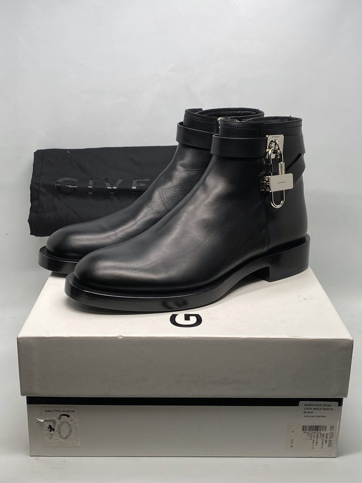 Givenchy Givenchy Padlock Ankle Leather Boots size 42 Size US 12 / IT 42 - 18 Thumbnail