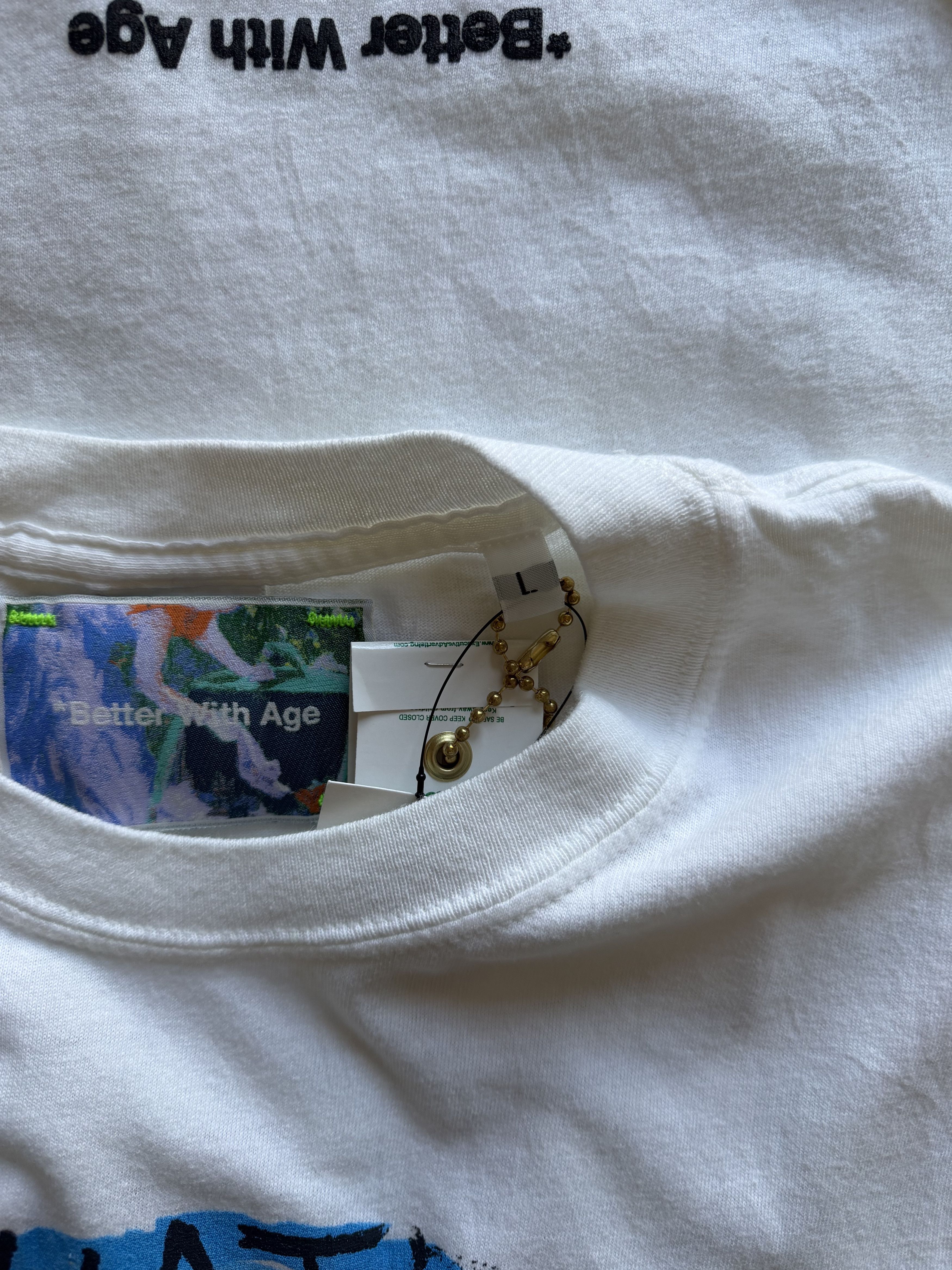 Better With Age Better With Age Damian Tee in White Size US L / EU 52-54 / 3 - 9 Thumbnail