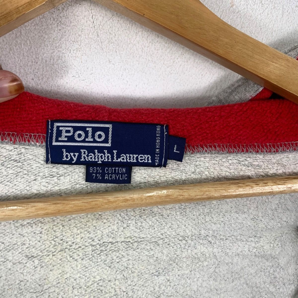 Polo Ralph Lauren Vintage POLO RALPH LAUREN FL 1993 Hoodie Jacket Outdoor Size US L / EU 52-54 / 3 - 8 Thumbnail