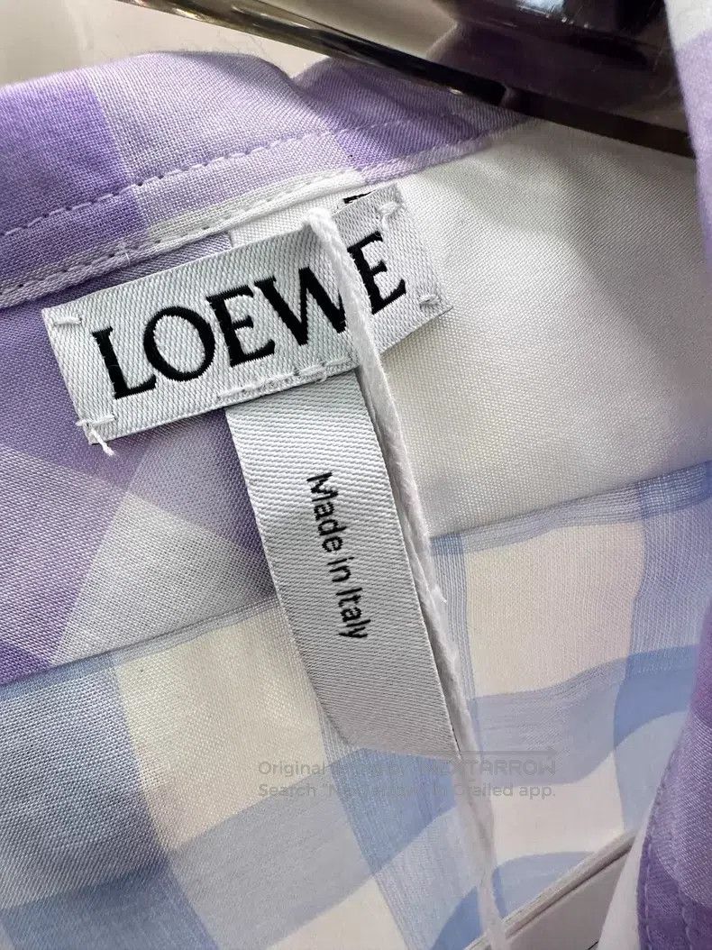 Loewe Loewe Color Blocked Plaid Shirt Size S / US 4 / IT 40 - 3 Thumbnail