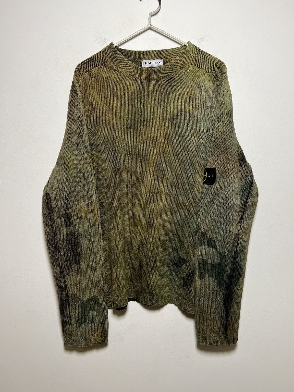Stone Island stone island y2k painters sweater 1/1 vintage Size US XL / EU 56 / 4 - 4 Thumbnail