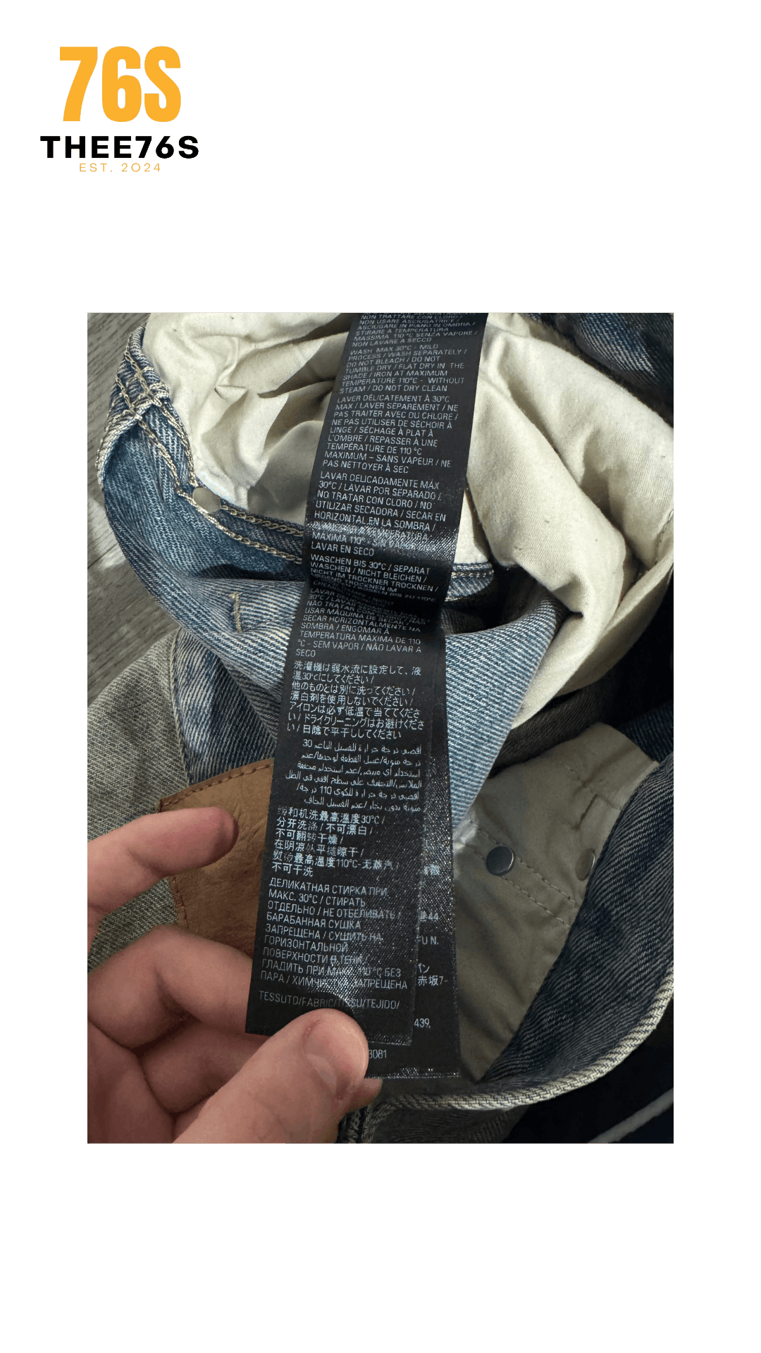 Balenciaga Balenciaga SS24 Inside out baggy jeans in Blue Size US 30 / EU 46 - 10 Thumbnail