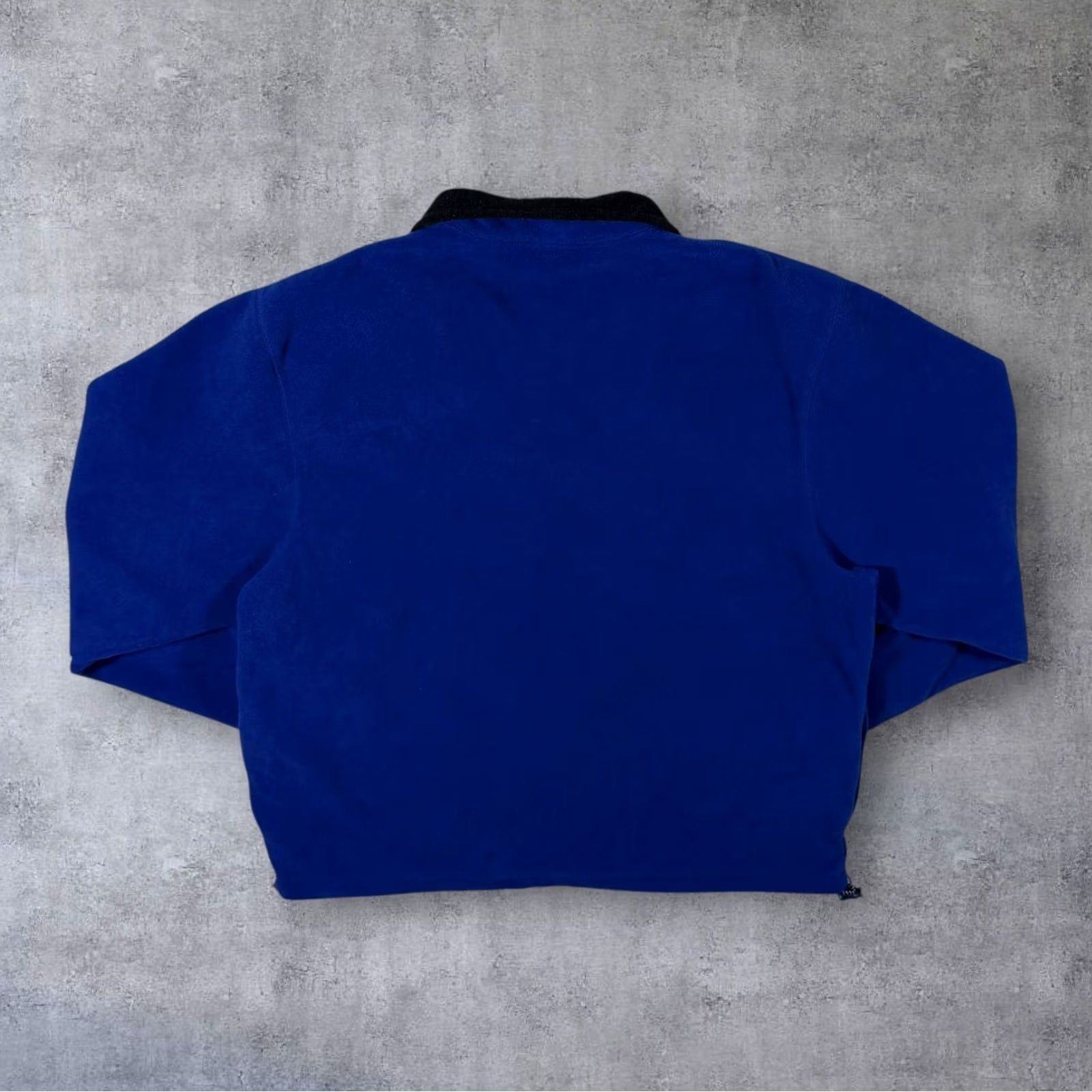 Old Navy Old Navy Sweatshirt Pullover 1/4 Zip Fleece Blue XL Men Embroidered Spellout Size US XL / EU 56 / 4 - 2 Thumbnail