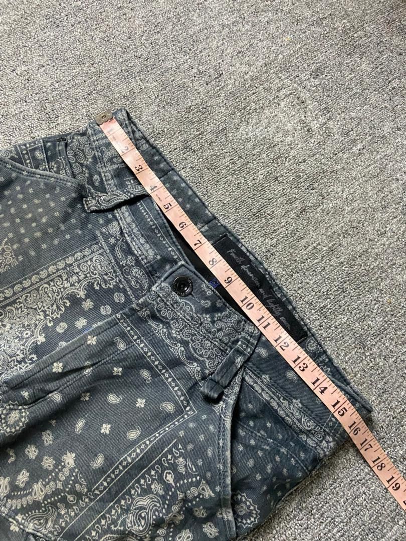 Japanese Brand Fieldcore Cargo Pants with Bandana Pattern (198) Size US 32 / EU 48 - 9 Thumbnail
