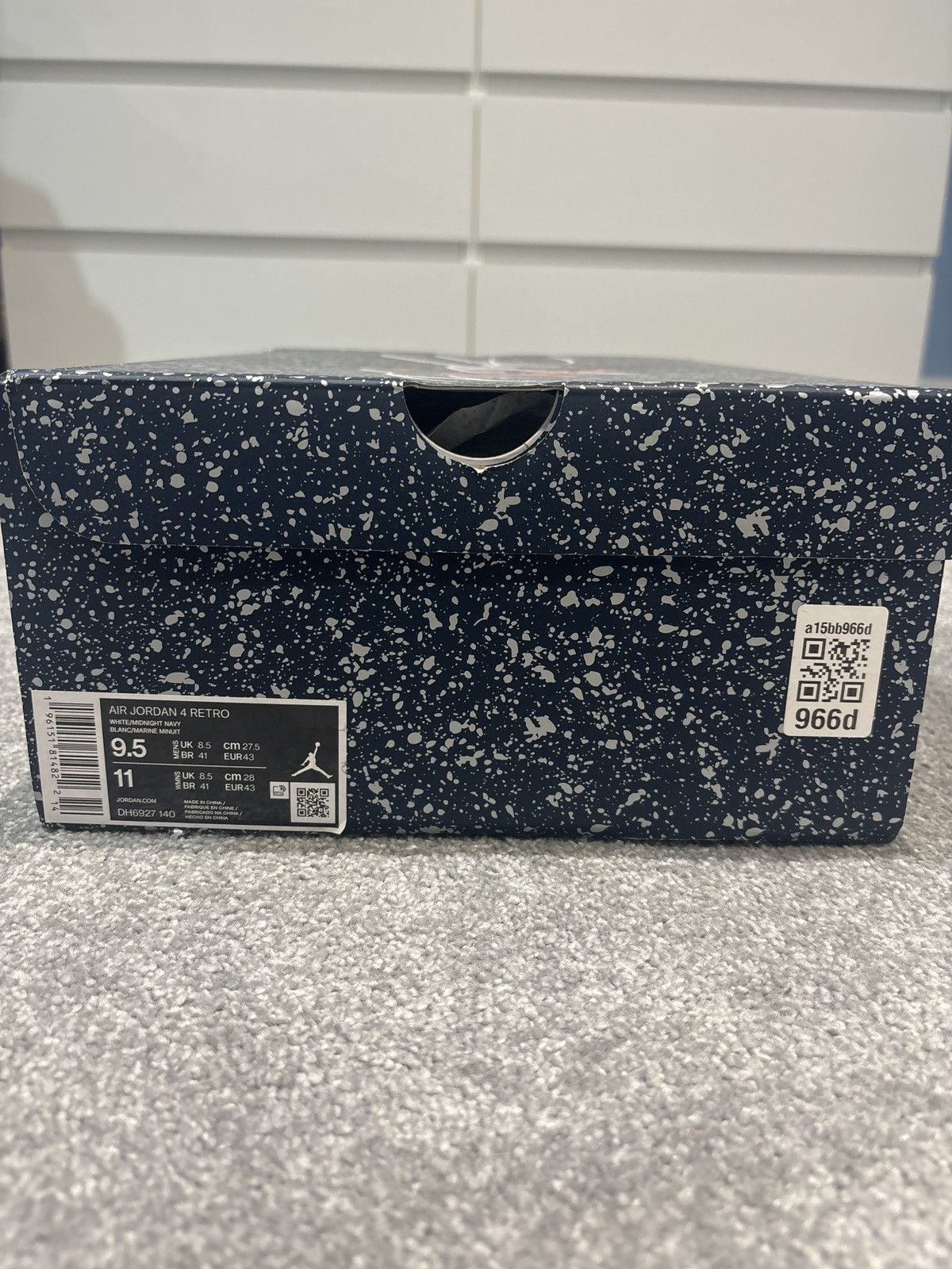 Jordan Brand × Nike Air Jordan four midnight navy Size US 9.5 / EU 42-43 - 5 Thumbnail